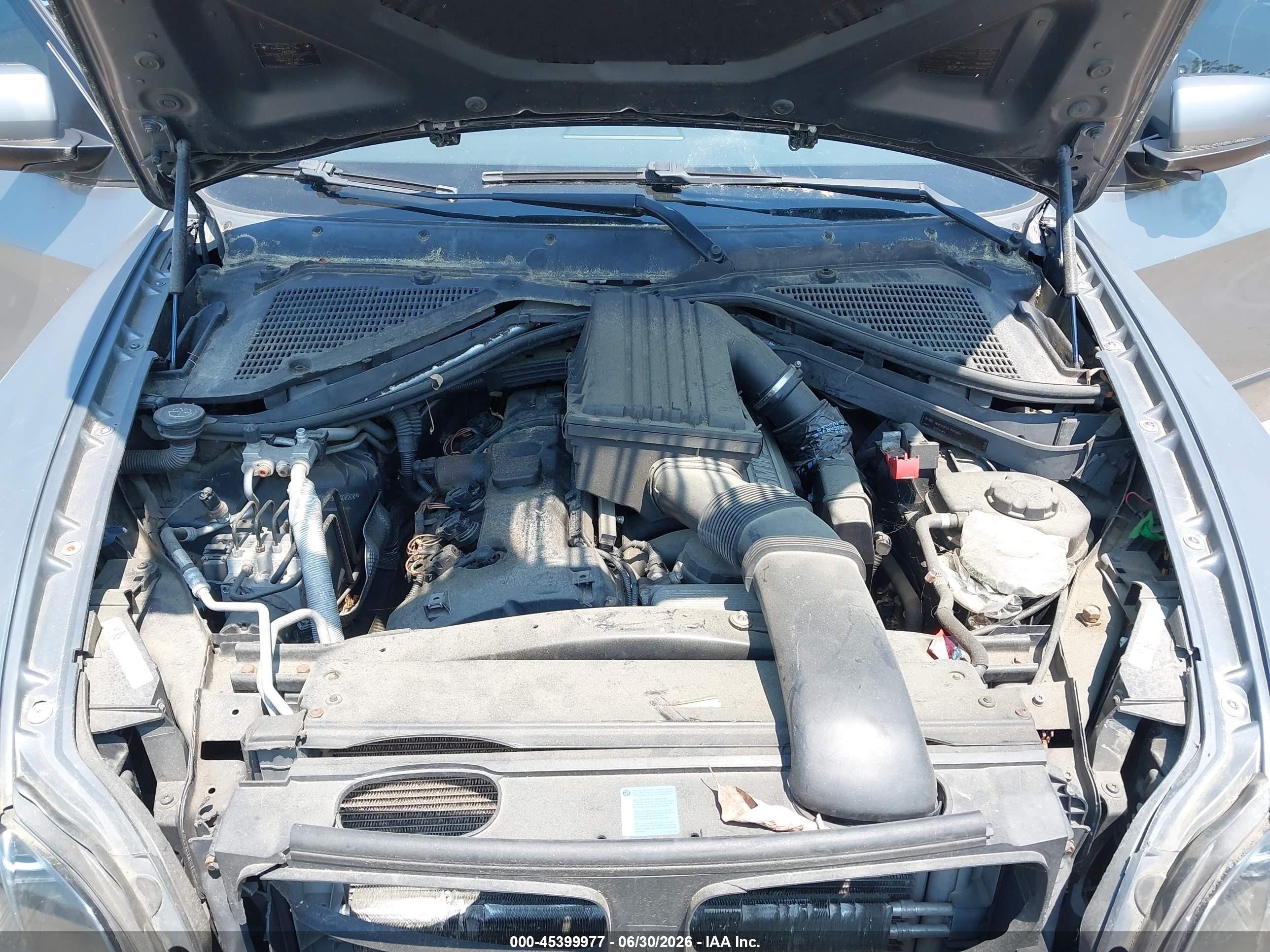 2008 Bmw X5 3.0si Gray vin: 5UXFE43538L008208