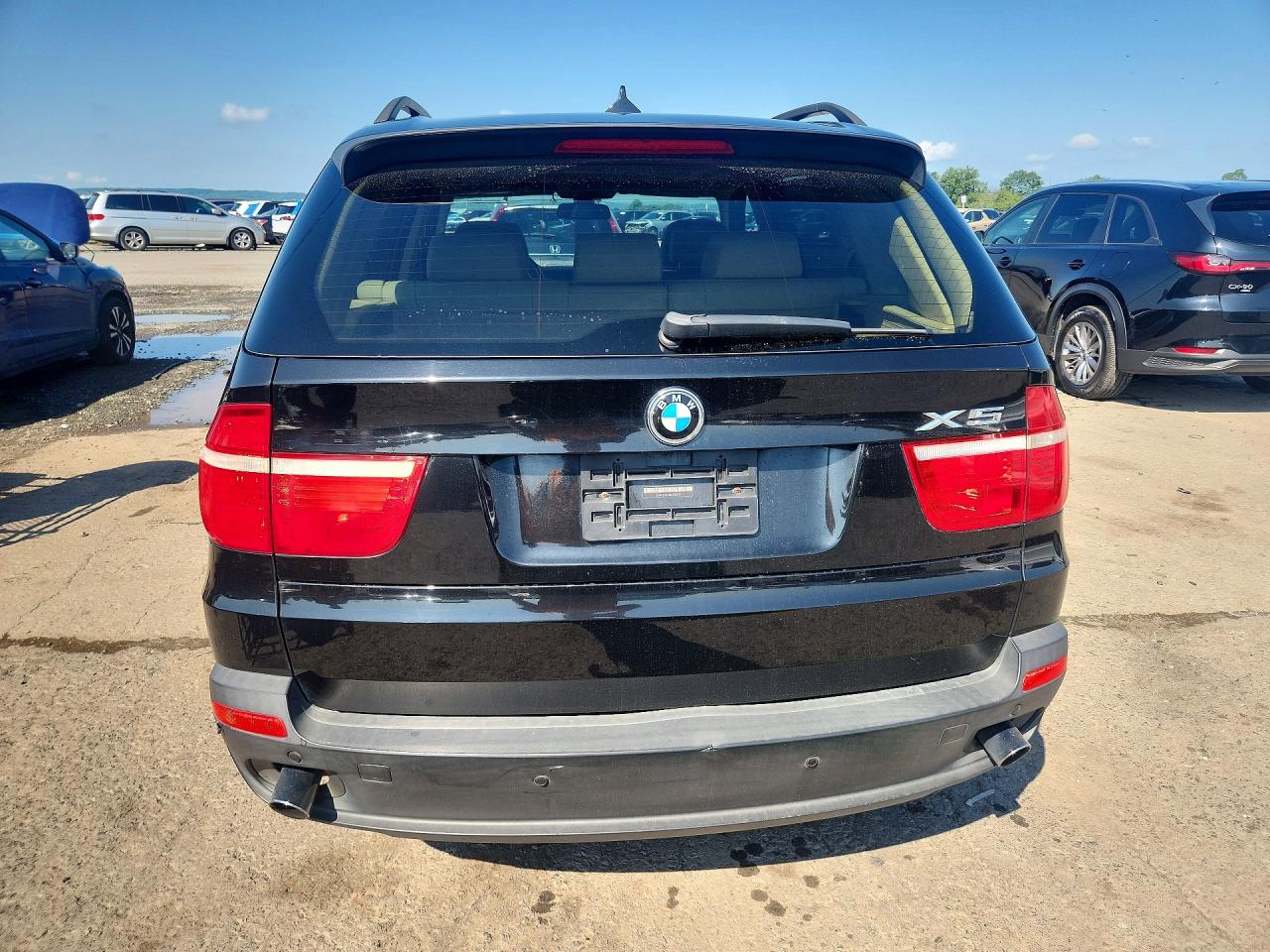 2008 Bmw X5 3.0i Black vin: 5UXFE43538L020312