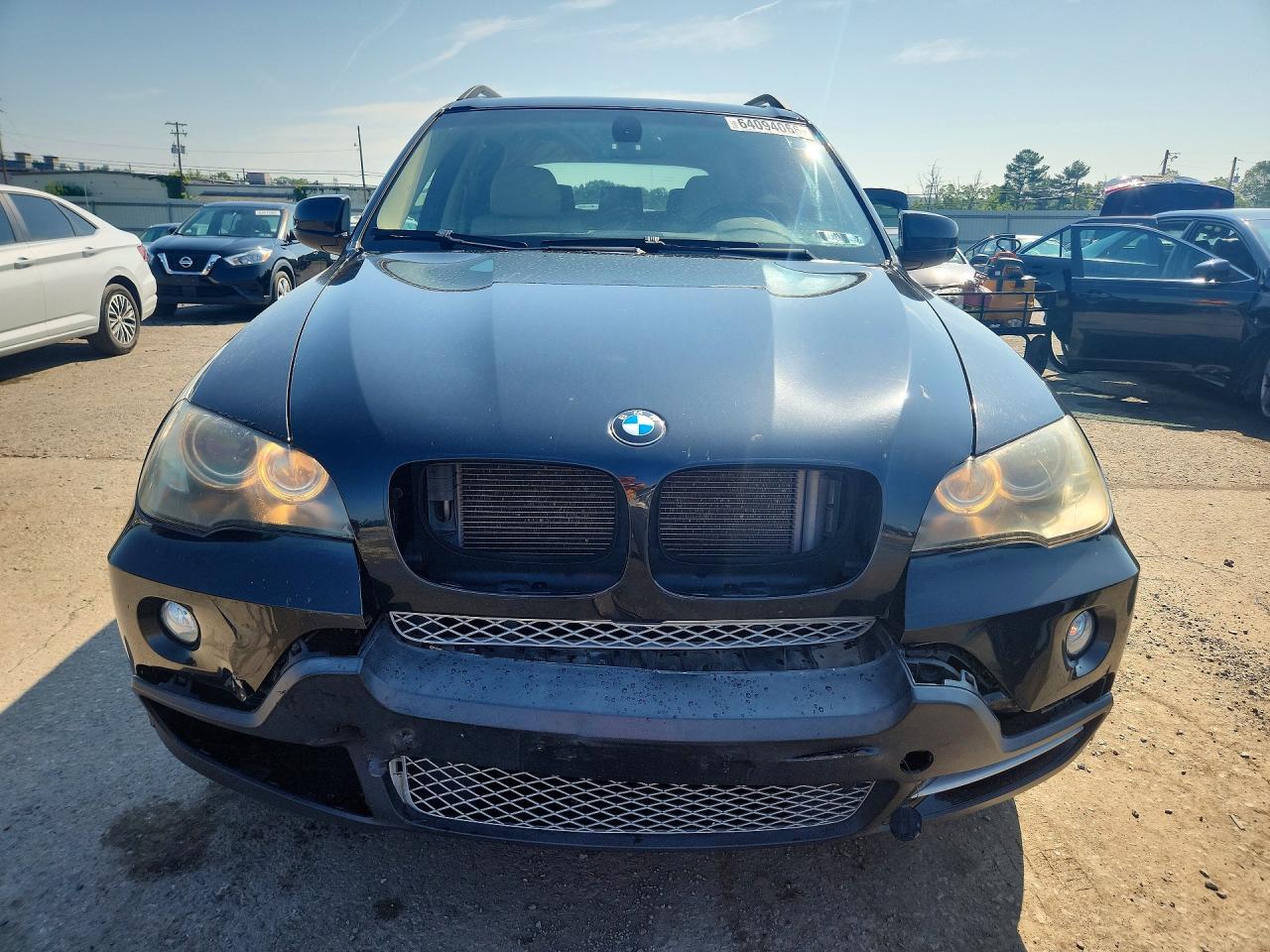 2008 Bmw X5 3.0i Black vin: 5UXFE43538L020312