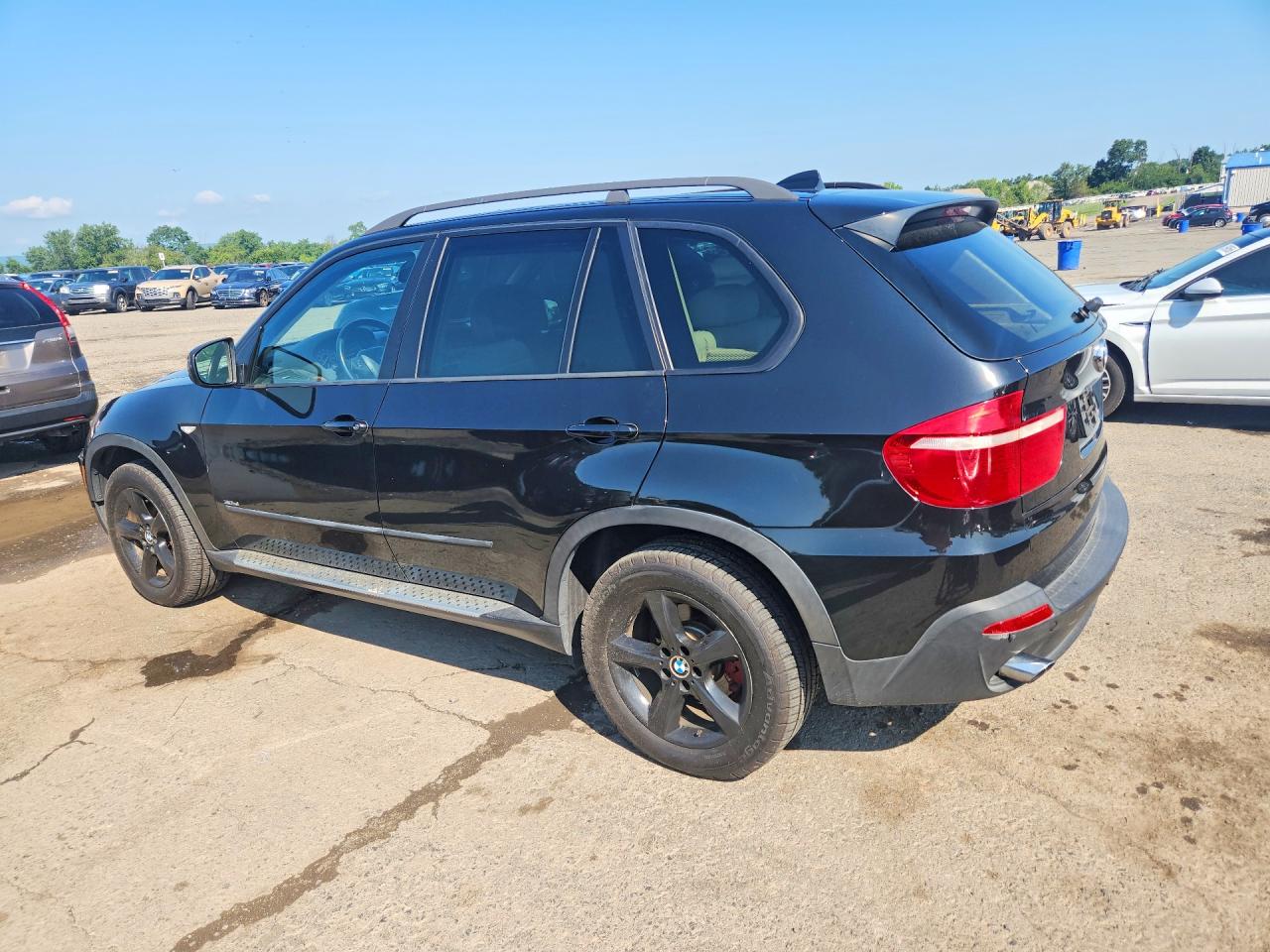 2008 Bmw X5 3.0i Black vin: 5UXFE43538L020312