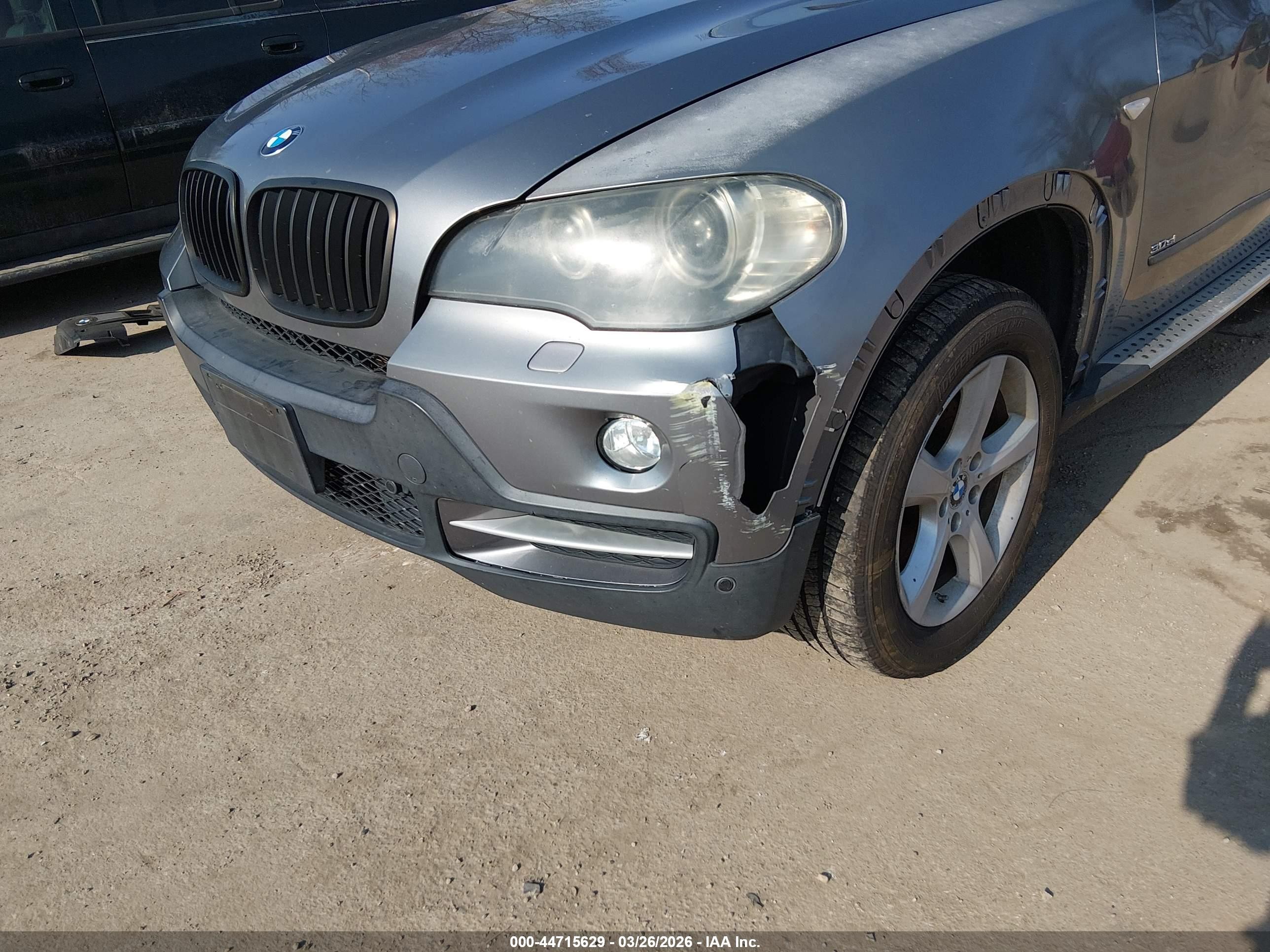 2008 Bmw X5 3.0si Gray vin: 5UXFE43538L031679