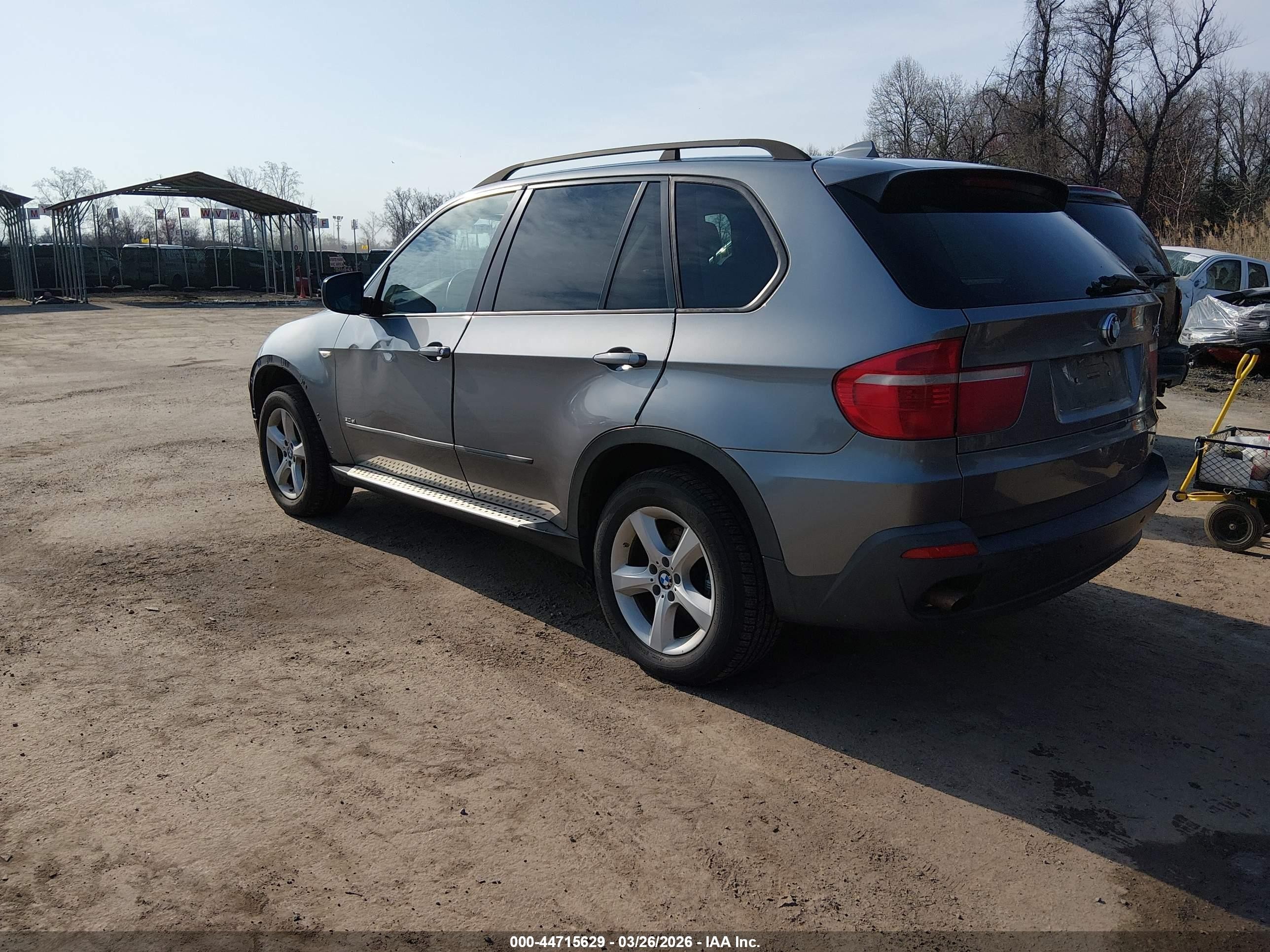 2008 Bmw X5 3.0si Gray vin: 5UXFE43538L031679