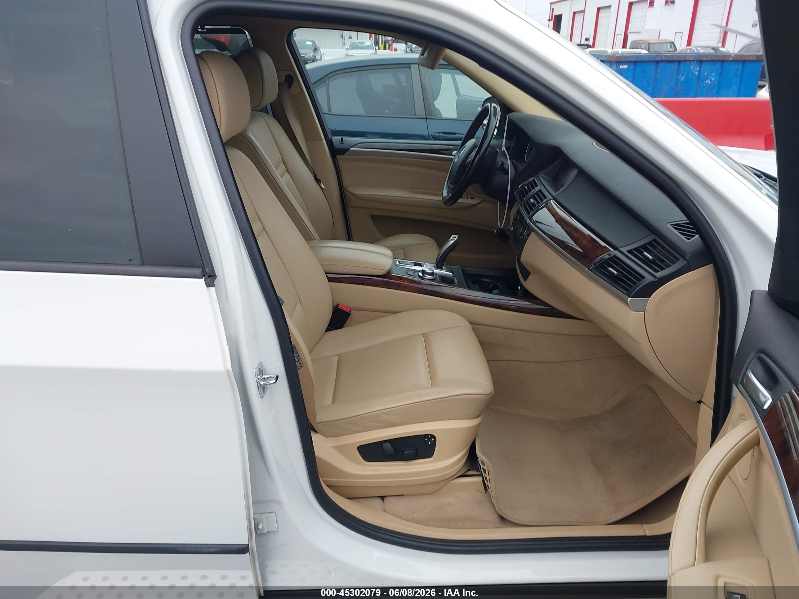 2008 Bmw X5 3.0si White vin: 5UXFE43538L034243