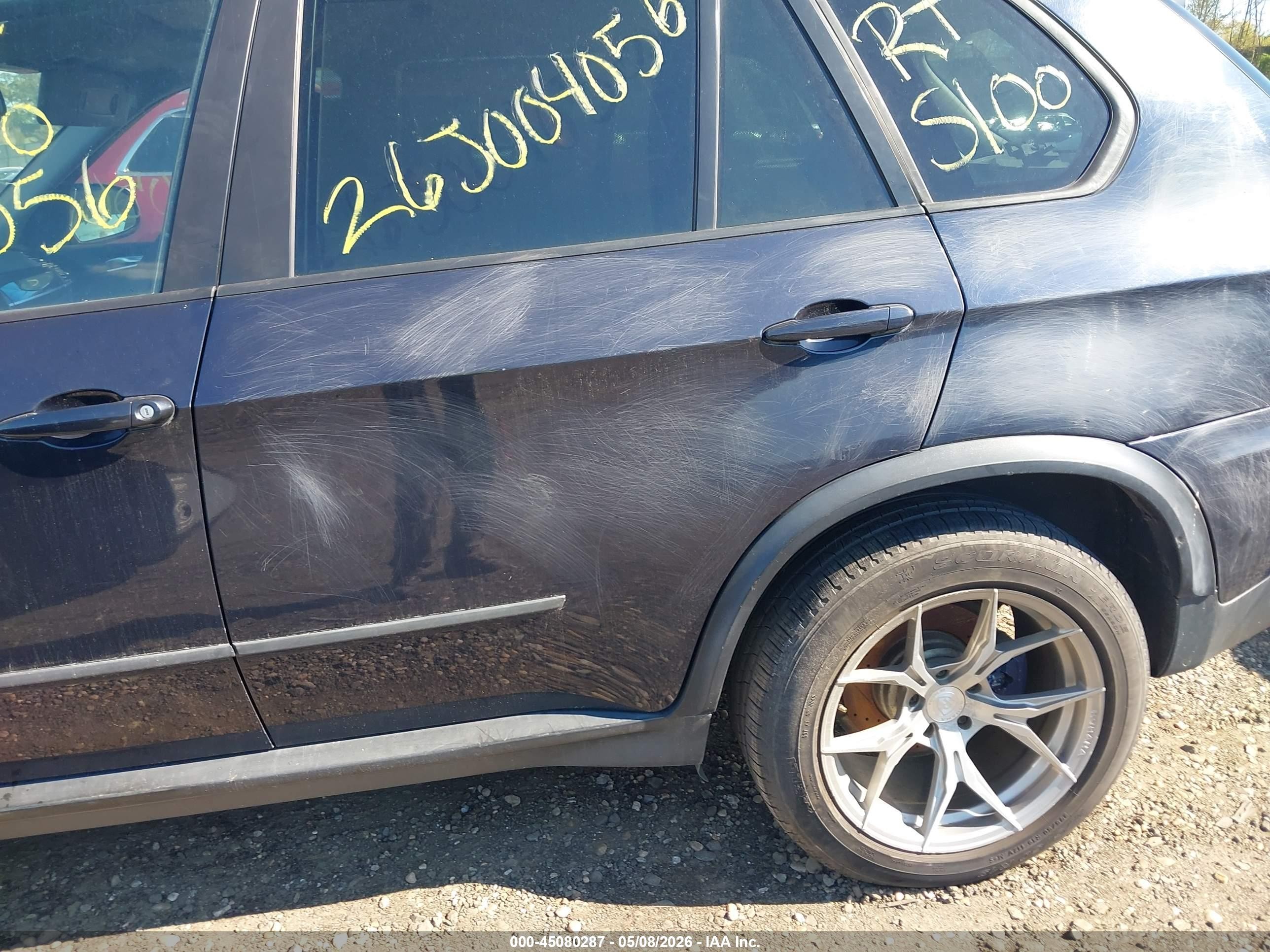 2008 Bmw X5 3.0si Black vin: 5UXFE43538L036932
