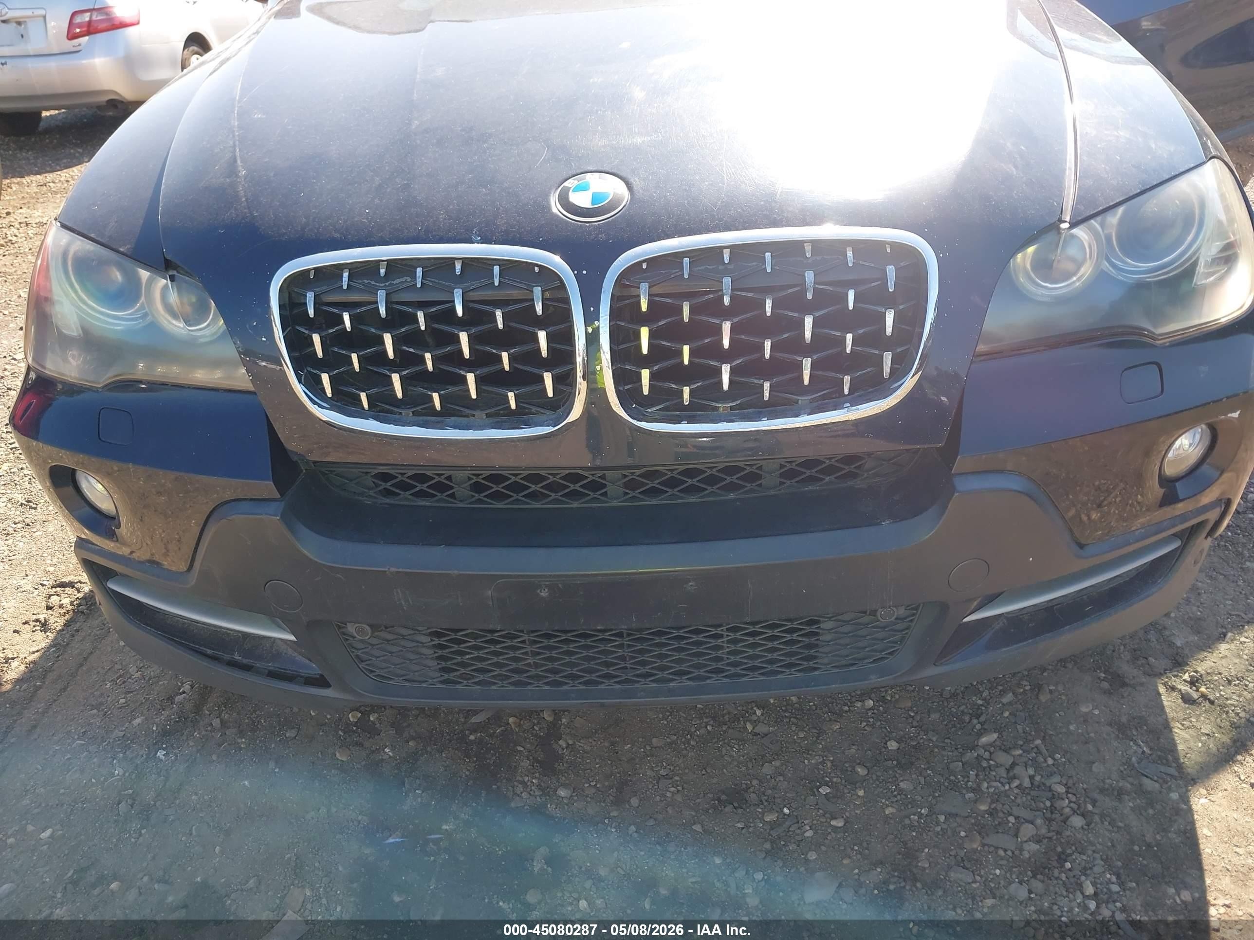 2008 Bmw X5 3.0si Black vin: 5UXFE43538L036932