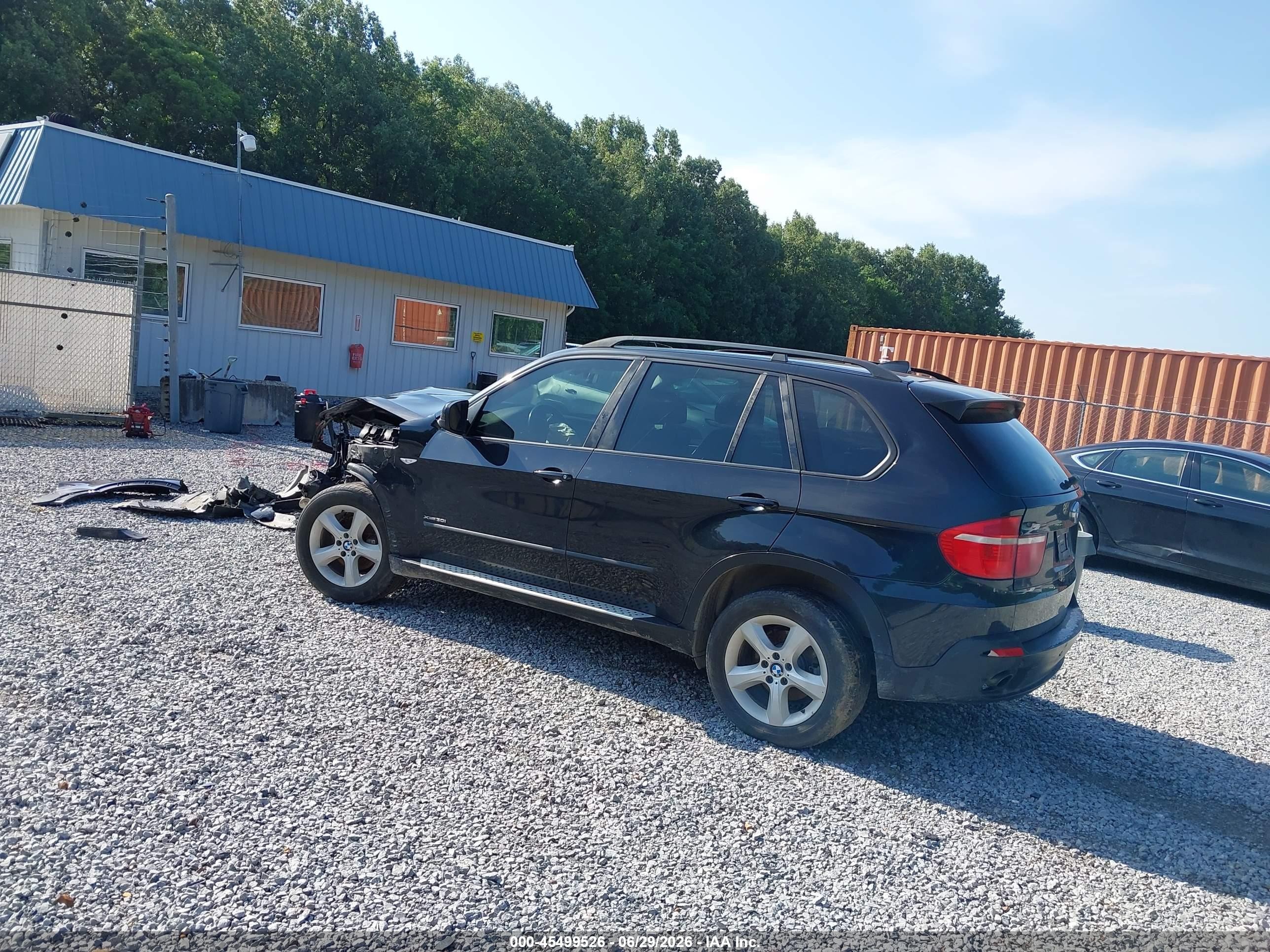 2009 Bmw X5 Xdrive30i Black vin: 5UXFE43539L261224