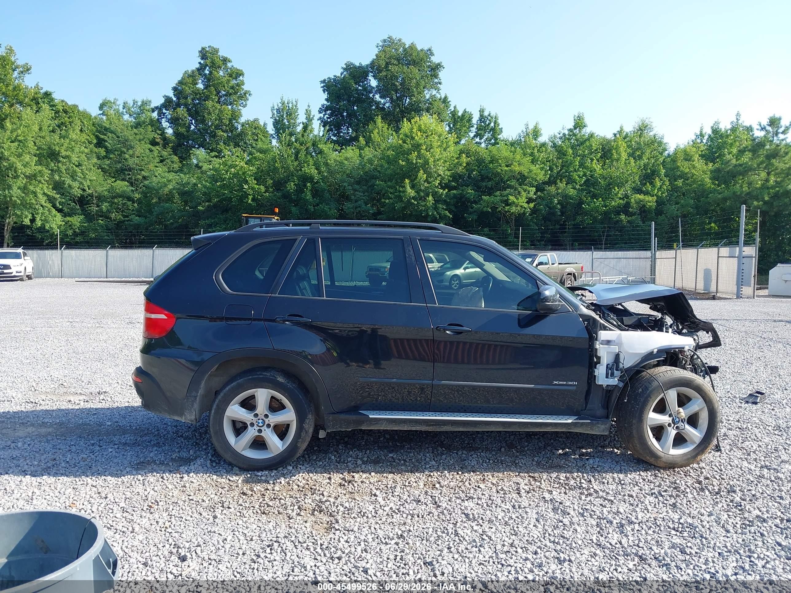 2009 Bmw X5 Xdrive30i Black vin: 5UXFE43539L261224