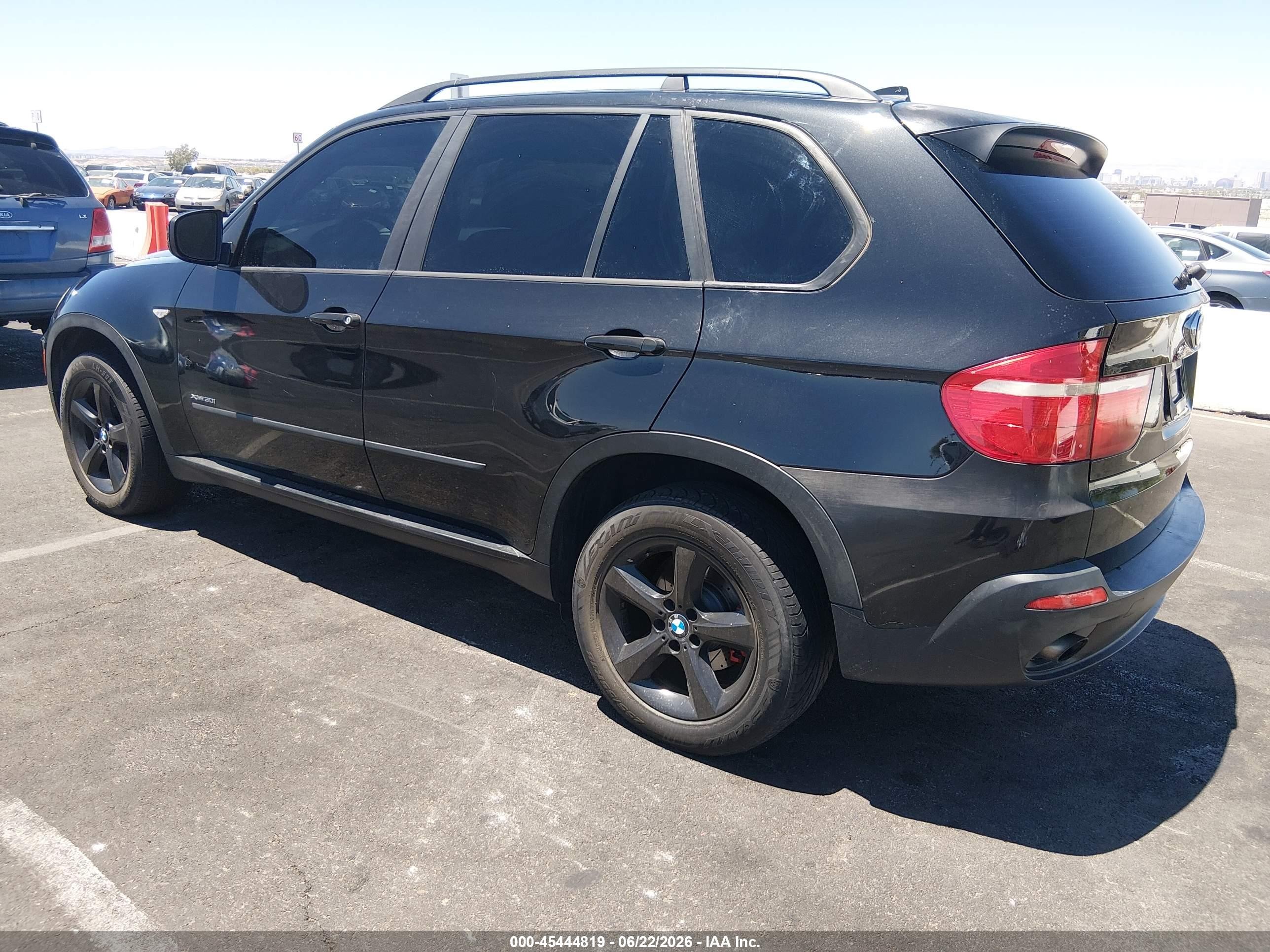 2009 Bmw X5 Xdrive30i Black vin: 5UXFE43539L264088