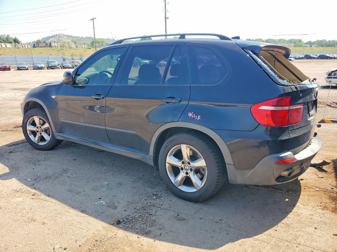 2008 Bmw X5 3.0i Black vin: 5UXFE43548L025809