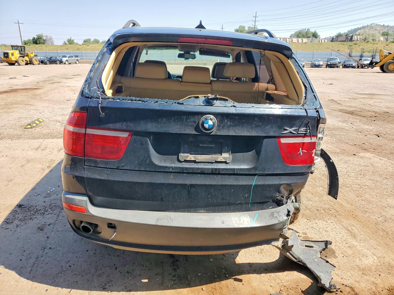 2008 Bmw X5 3.0i Black vin: 5UXFE43548L025809