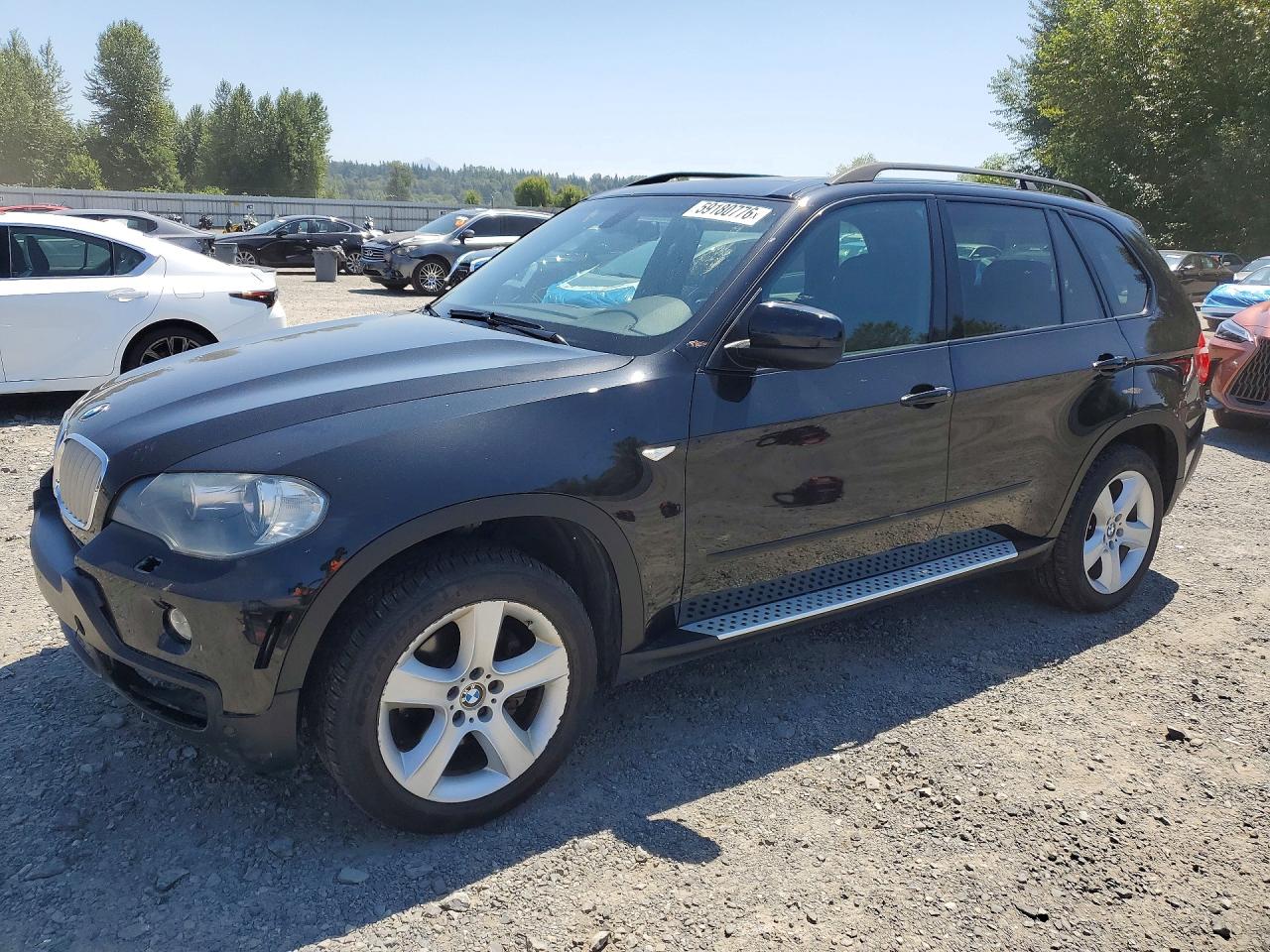 2008 Bmw X5 3.0i Black vin: 5UXFE43548L025891