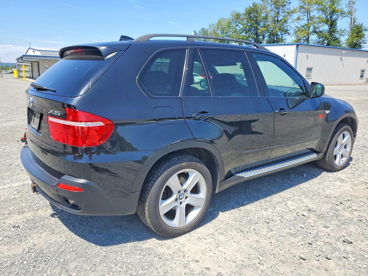 2008 Bmw X5 3.0i Black vin: 5UXFE43548L025891