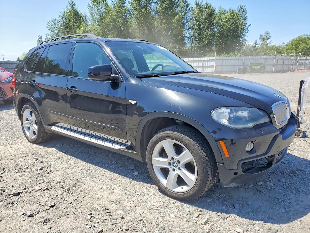 2008 Bmw X5 3.0i Black vin: 5UXFE43548L025891