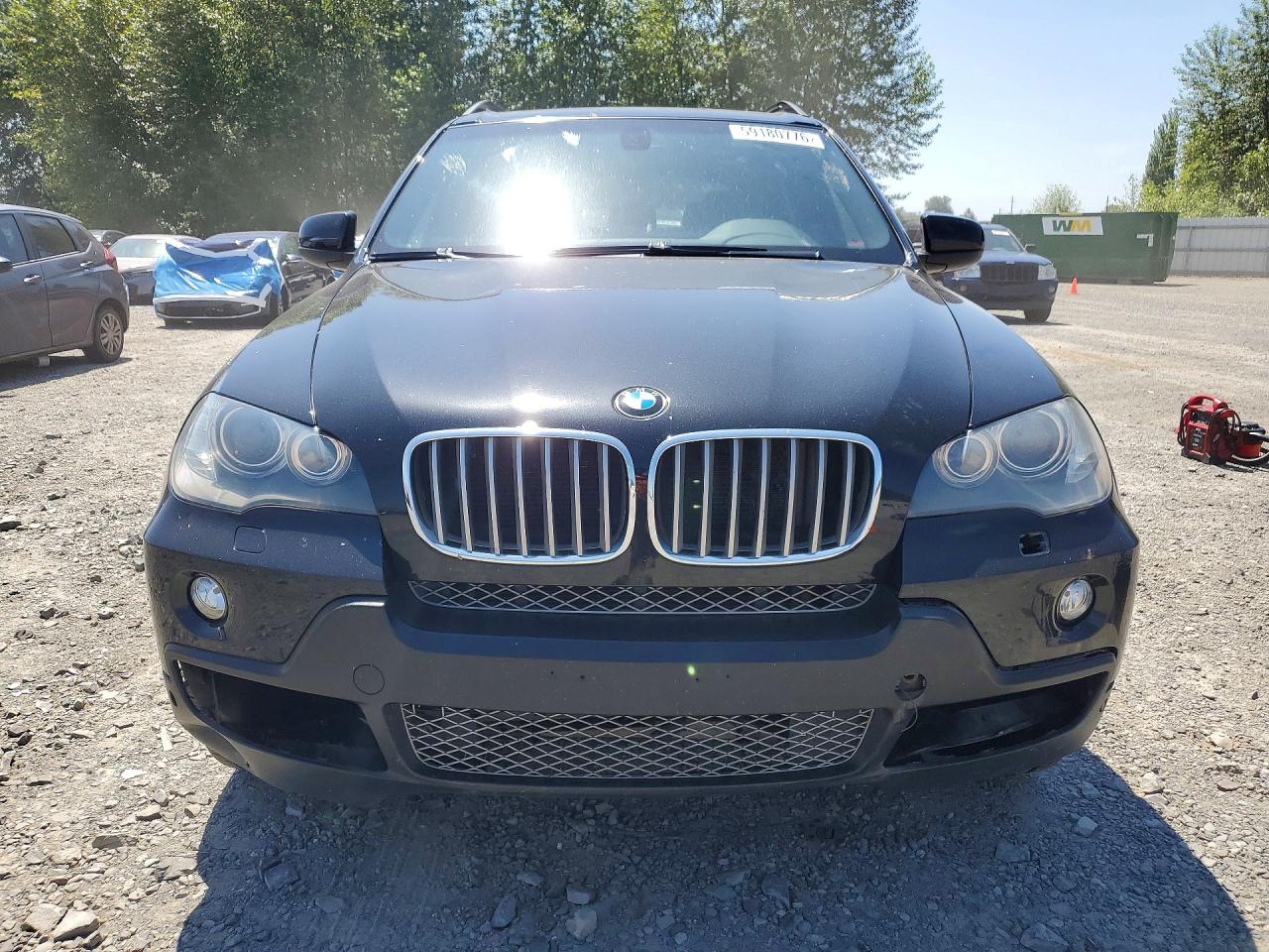 2008 Bmw X5 3.0i Black vin: 5UXFE43548L025891