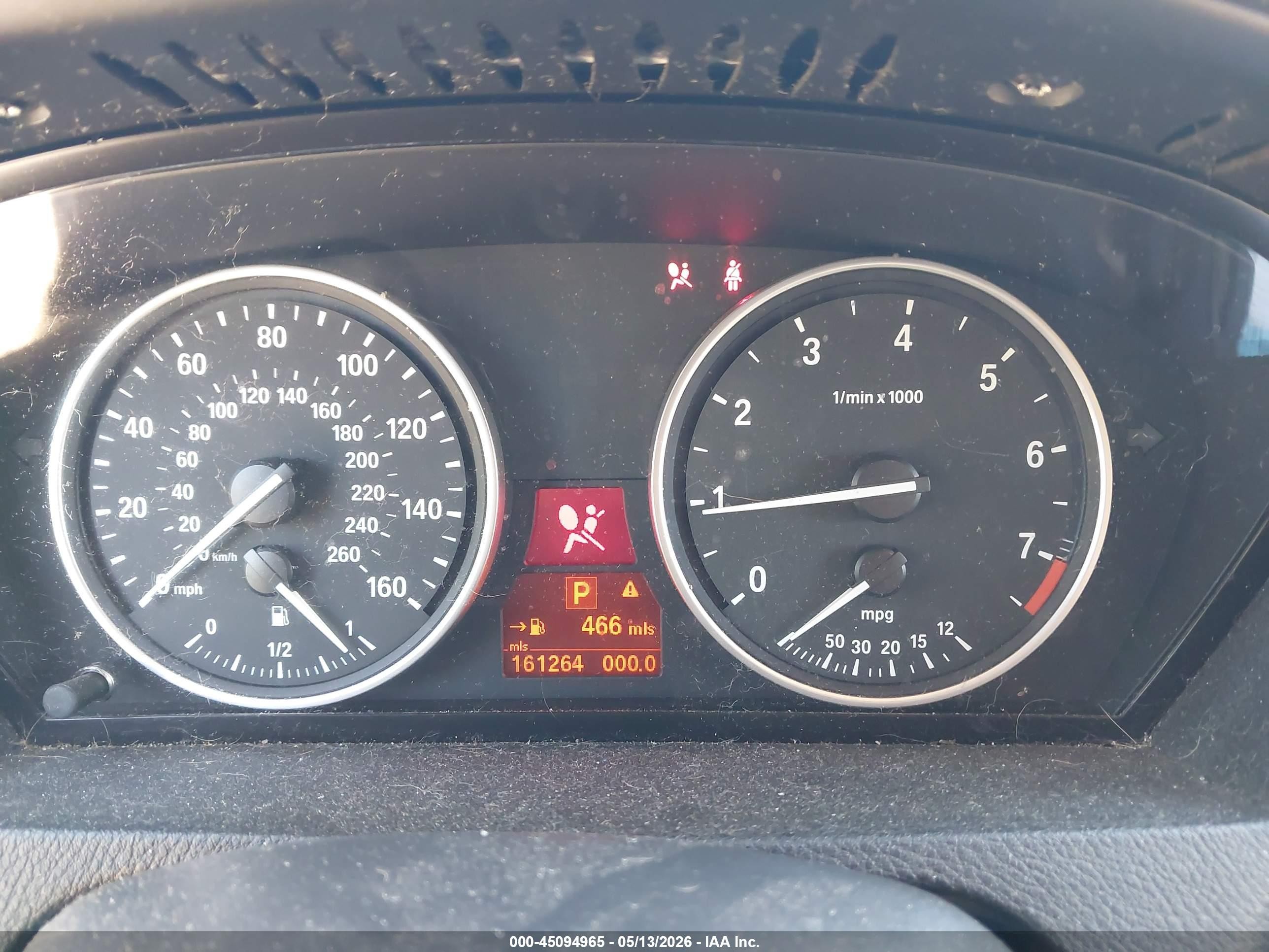 2008 Bmw X5 3.0si Серебряный vin: 5UXFE43548L035546