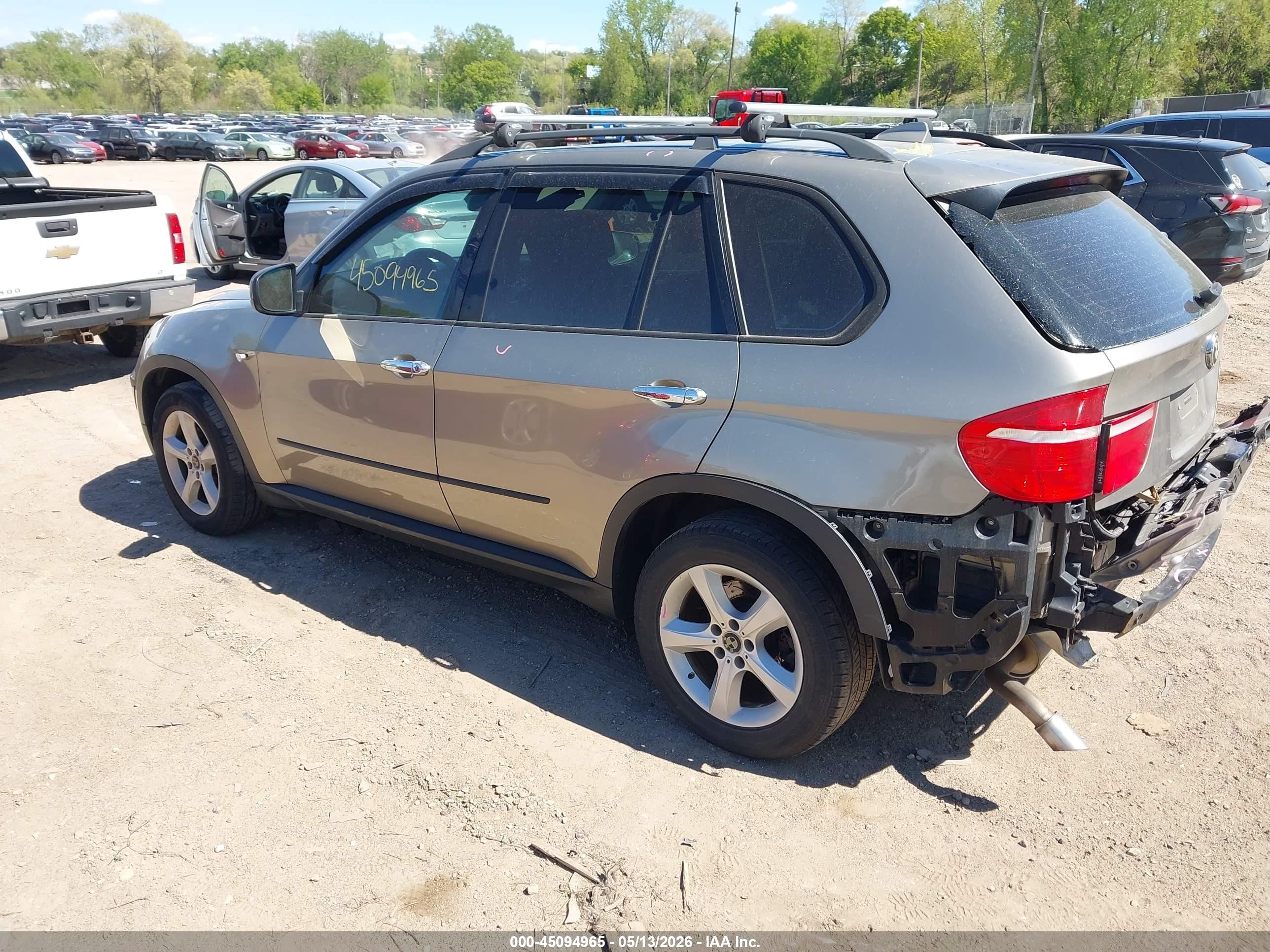 2008 Bmw X5 3.0si Серебряный vin: 5UXFE43548L035546