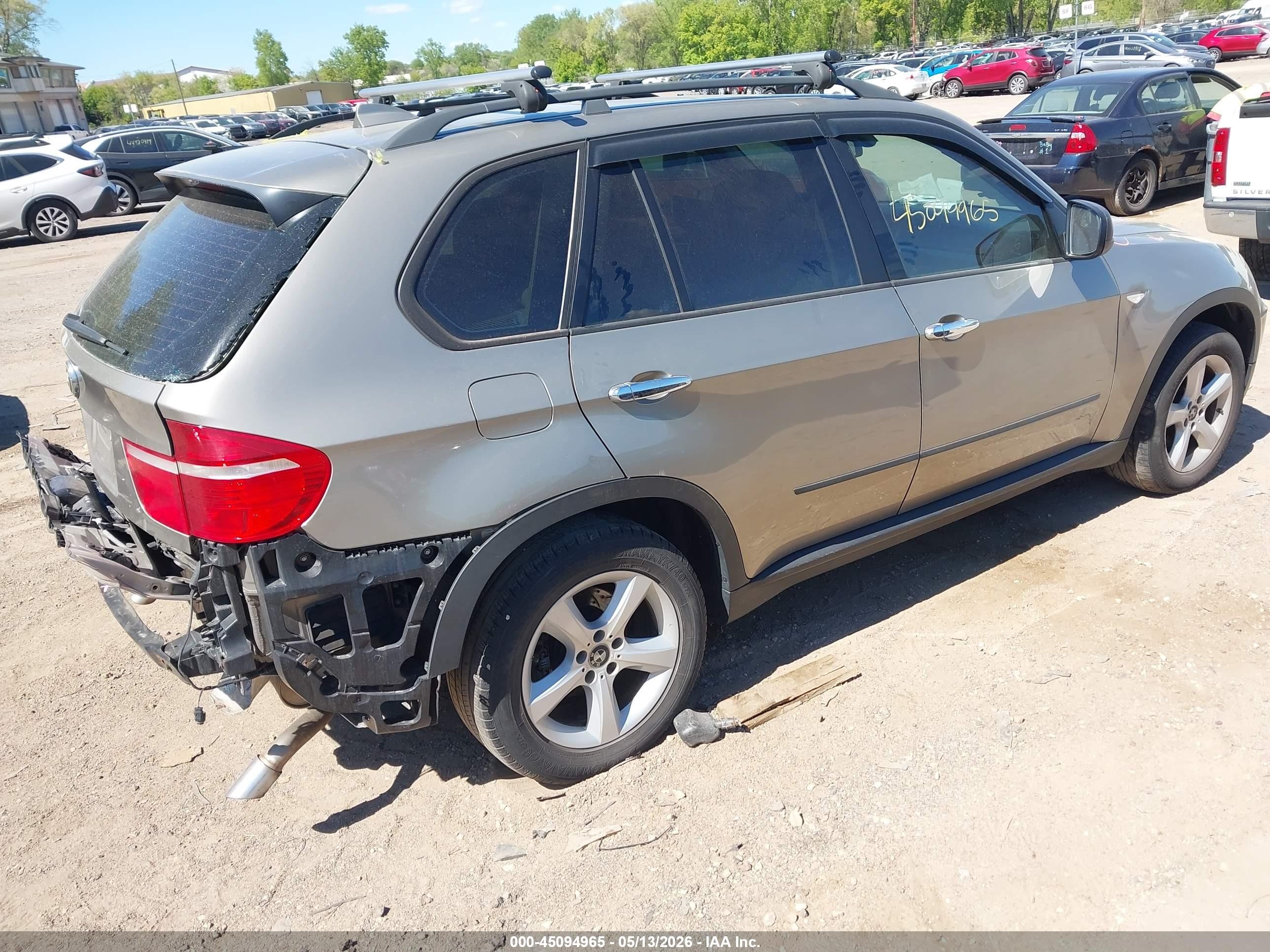 2008 Bmw X5 3.0si Серебряный vin: 5UXFE43548L035546