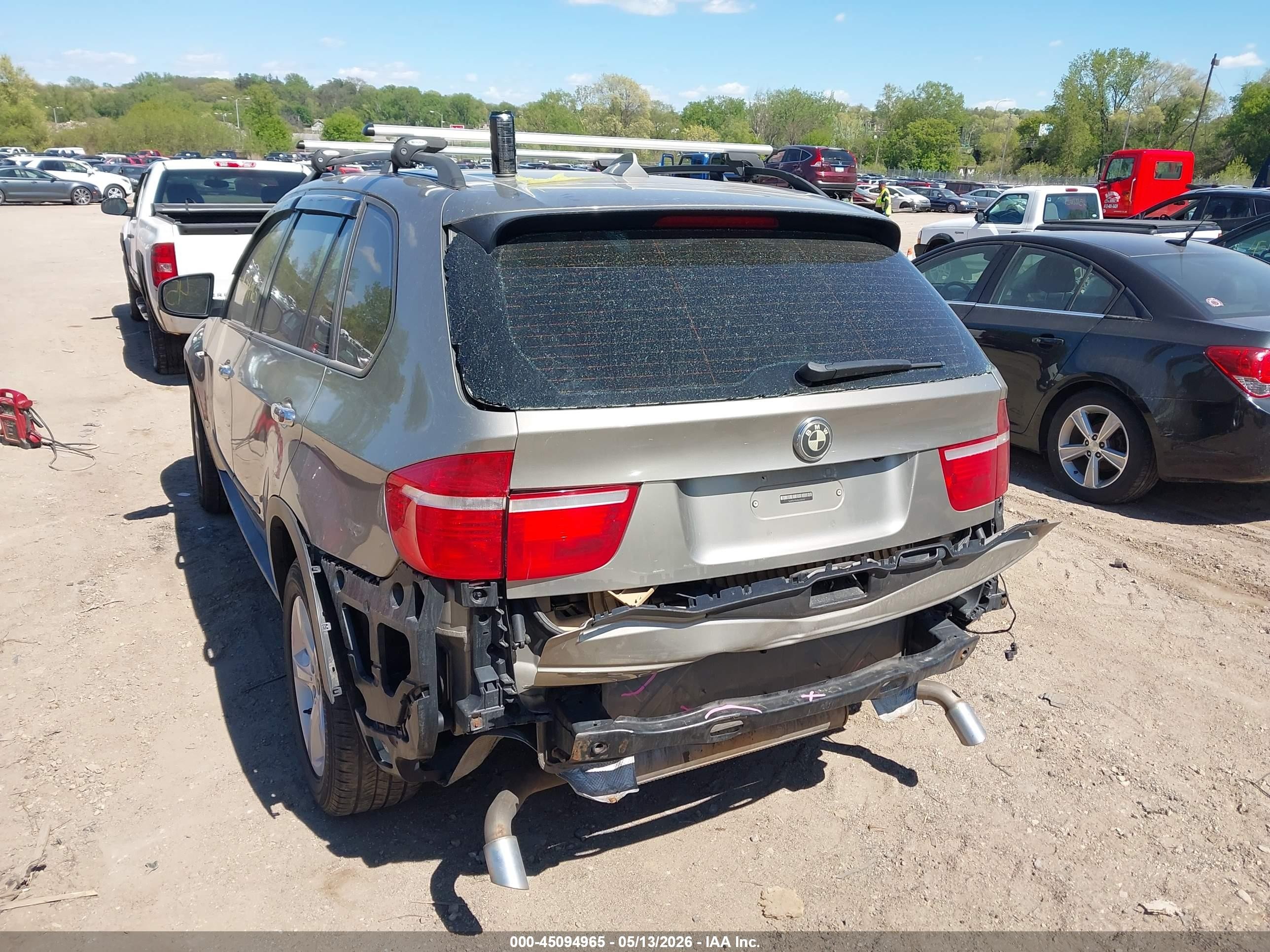 2008 Bmw X5 3.0si Серебряный vin: 5UXFE43548L035546