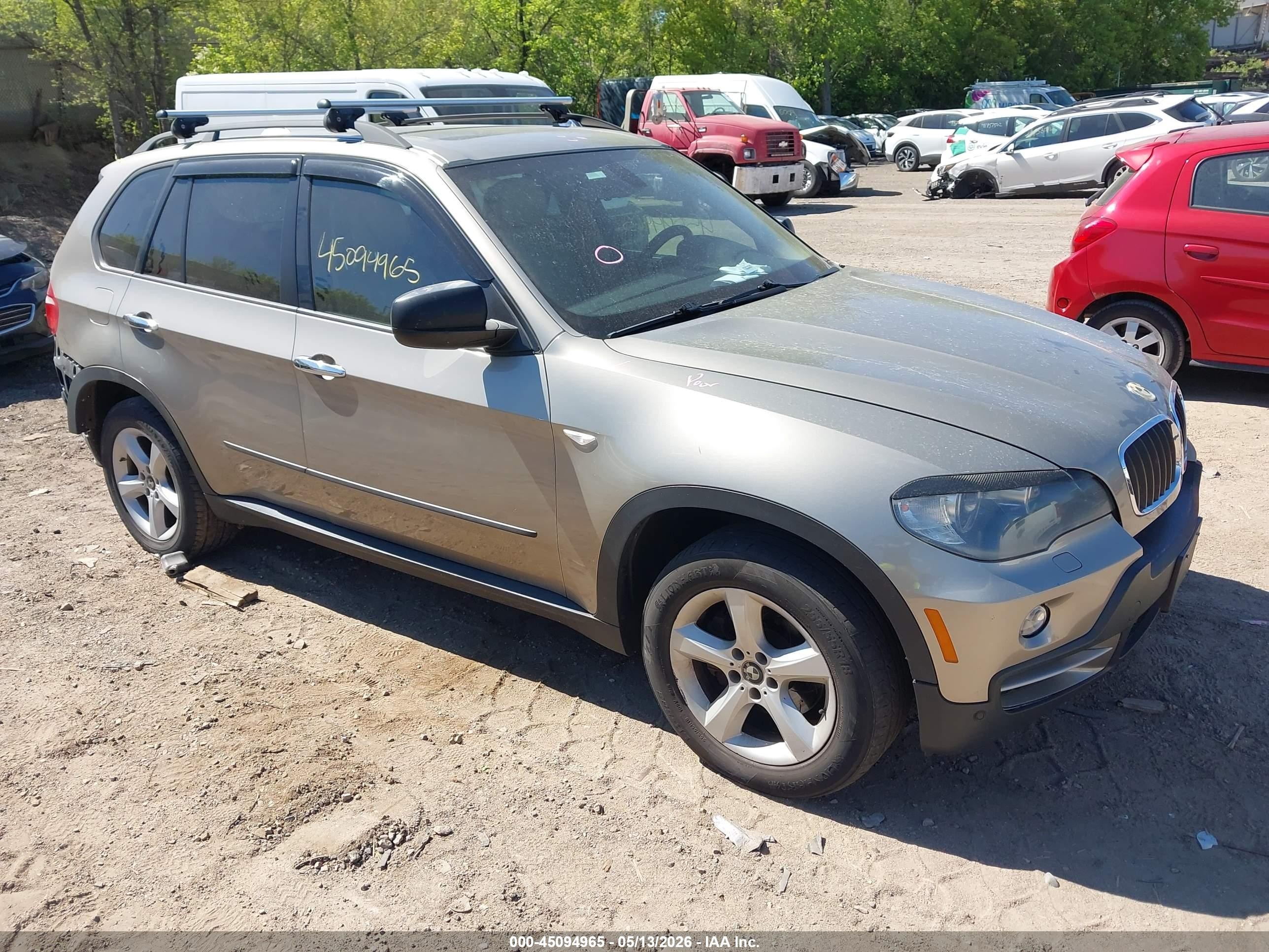 2008 Bmw X5 3.0si Silver vin: 5UXFE43548L035546