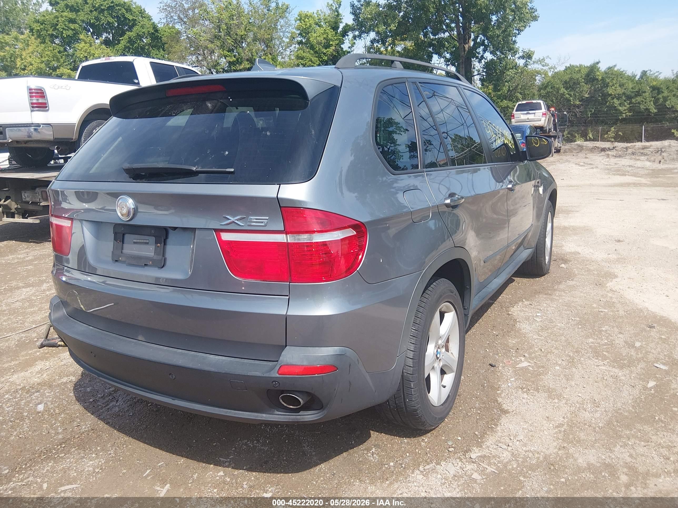 2008 Bmw X5 3.0si Gray vin: 5UXFE43548L036941
