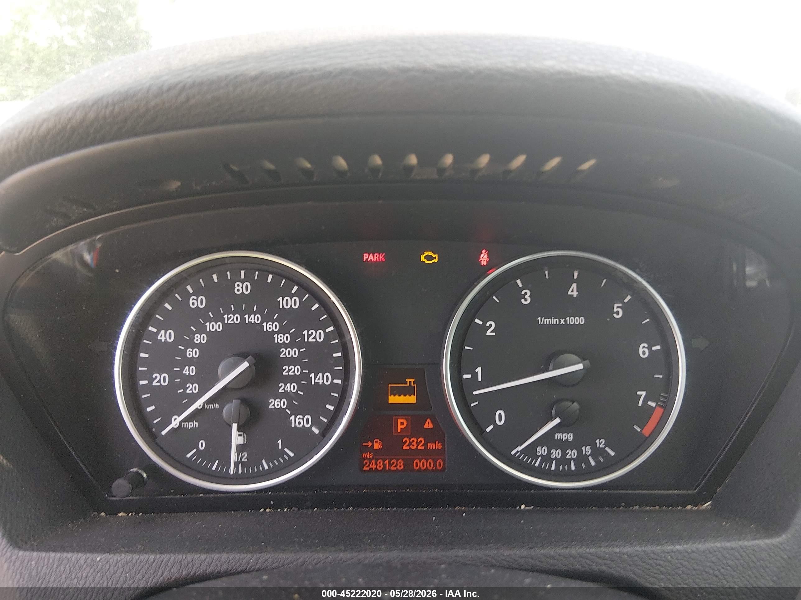 2008 Bmw X5 3.0si Gray vin: 5UXFE43548L036941
