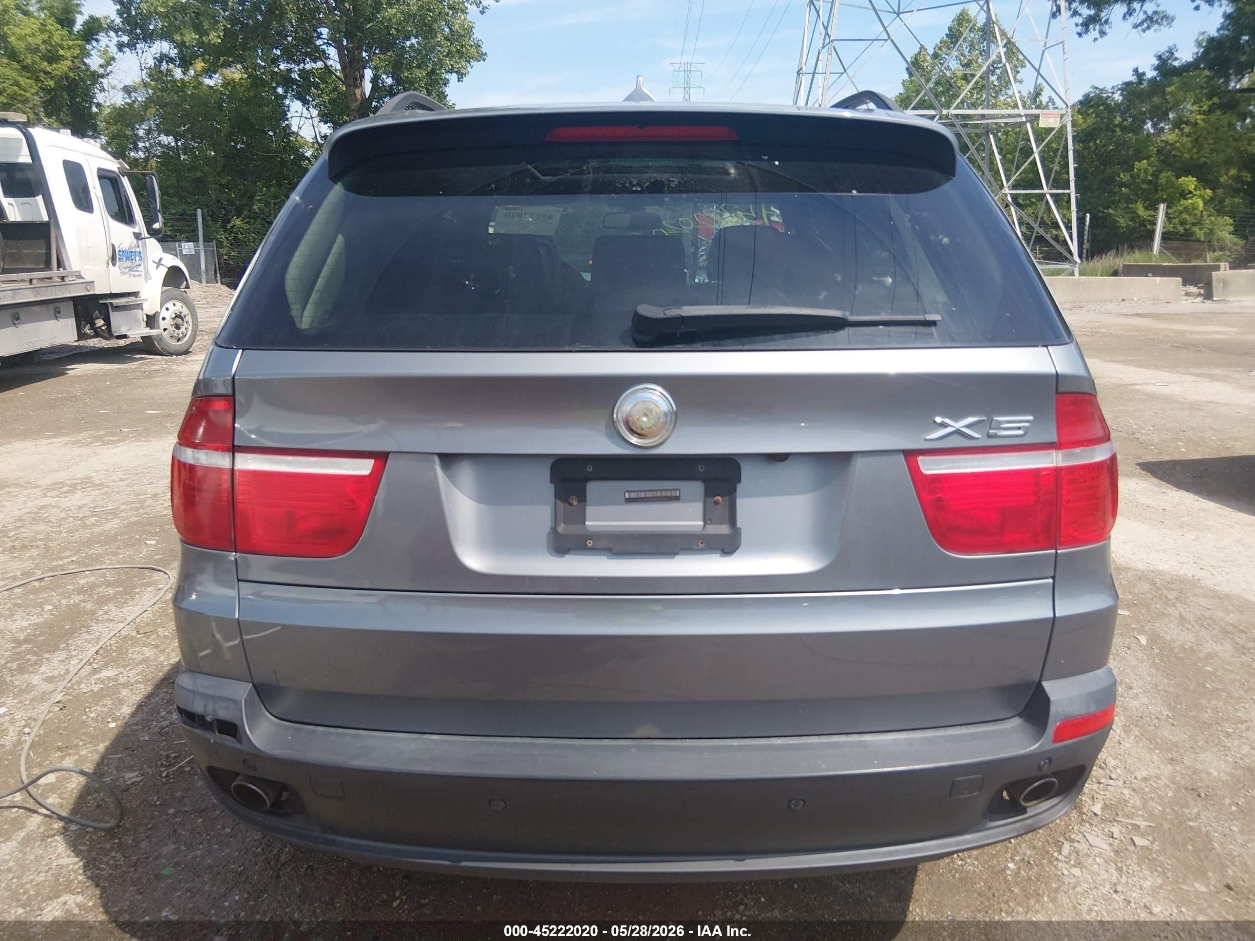 2008 Bmw X5 3.0si Gray vin: 5UXFE43548L036941