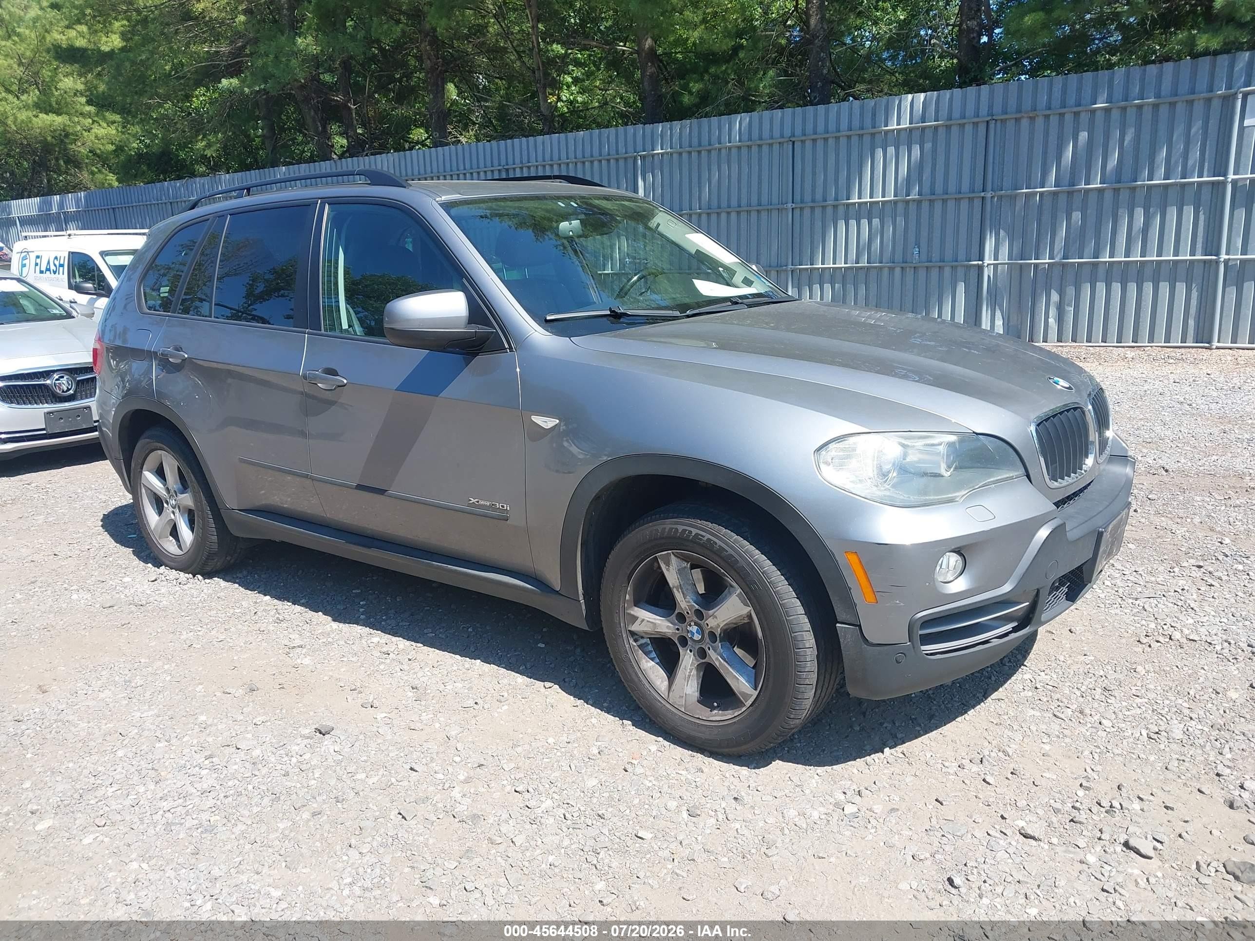 2009 Bmw X5 Xdrive30i Gray vin: 5UXFE43549L269428