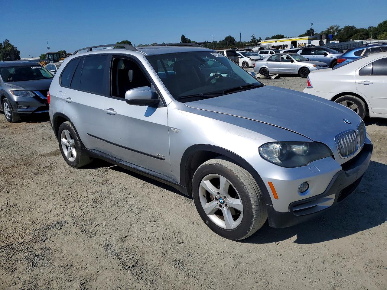 2008 Bmw X5 3.0i Gray vin: 5UXFE43558L004743
