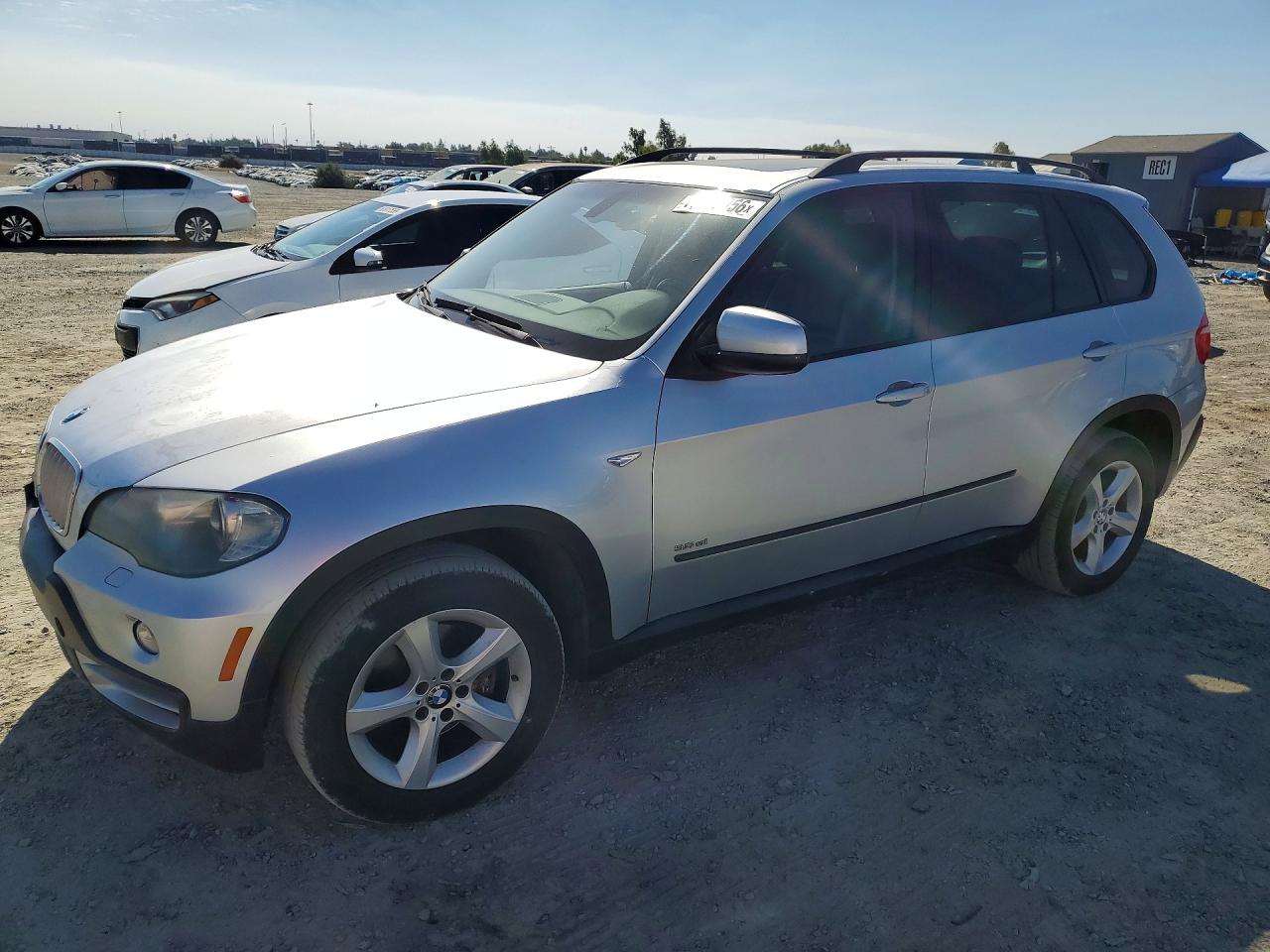 2008 Bmw X5 3.0i Gray vin: 5UXFE43558L004743