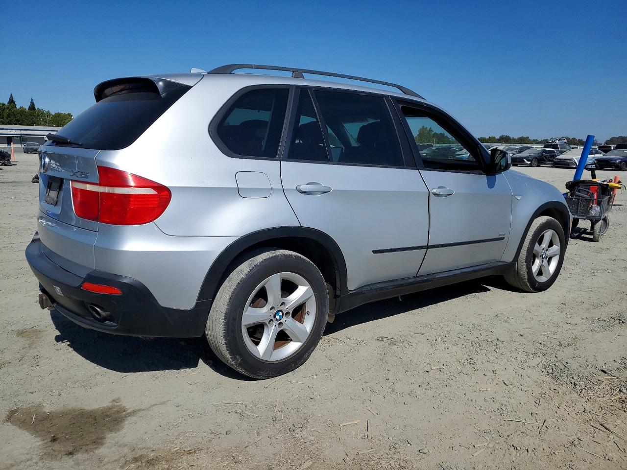 2008 Bmw X5 3.0i Gray vin: 5UXFE43558L004743