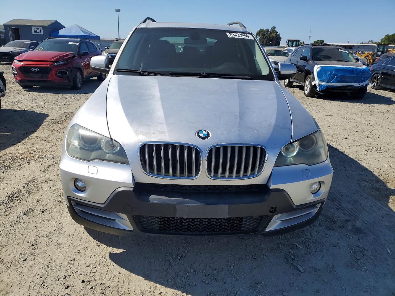 2008 Bmw X5 3.0i Gray vin: 5UXFE43558L004743
