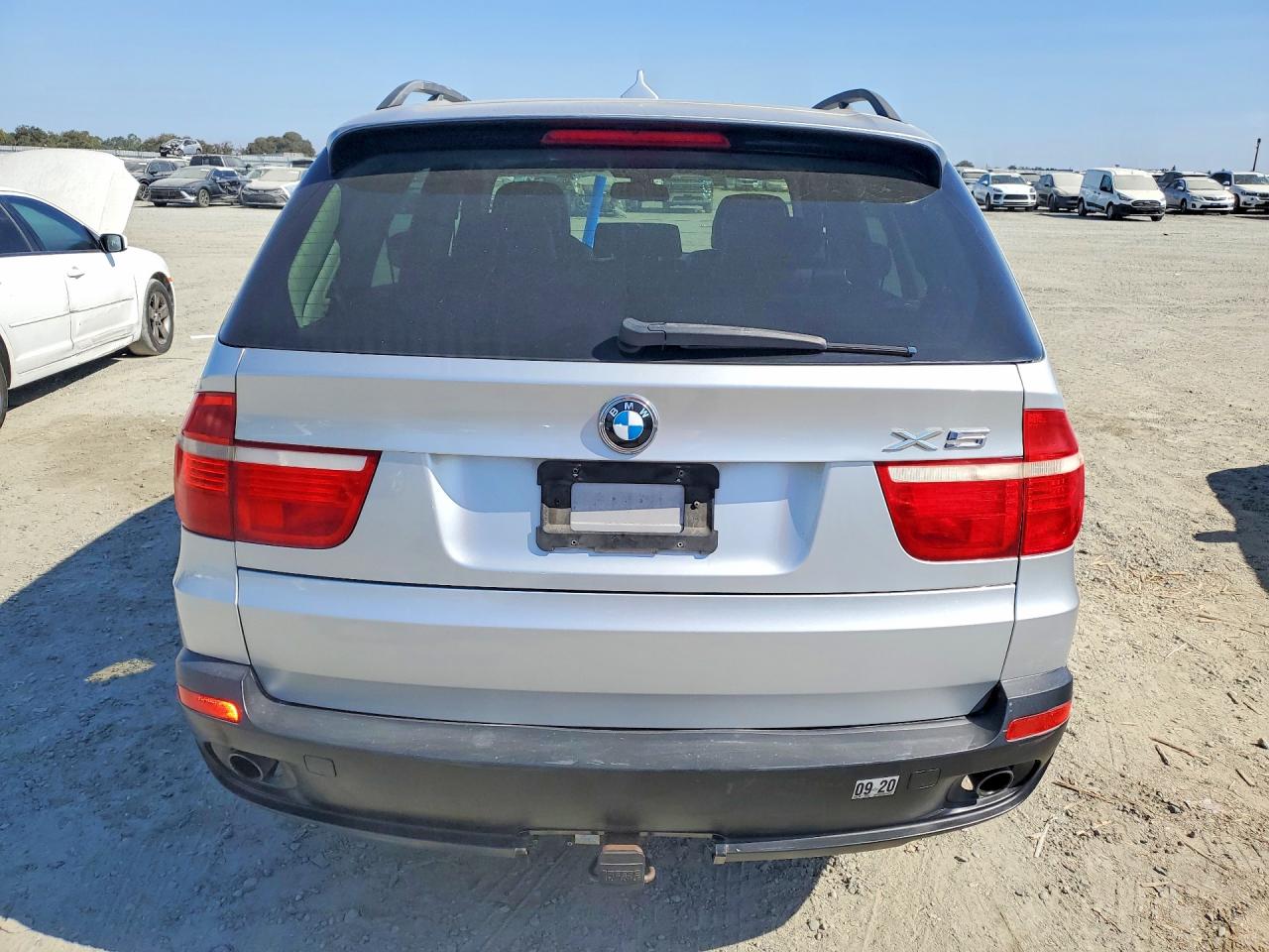 2008 Bmw X5 3.0i Gray vin: 5UXFE43558L004743