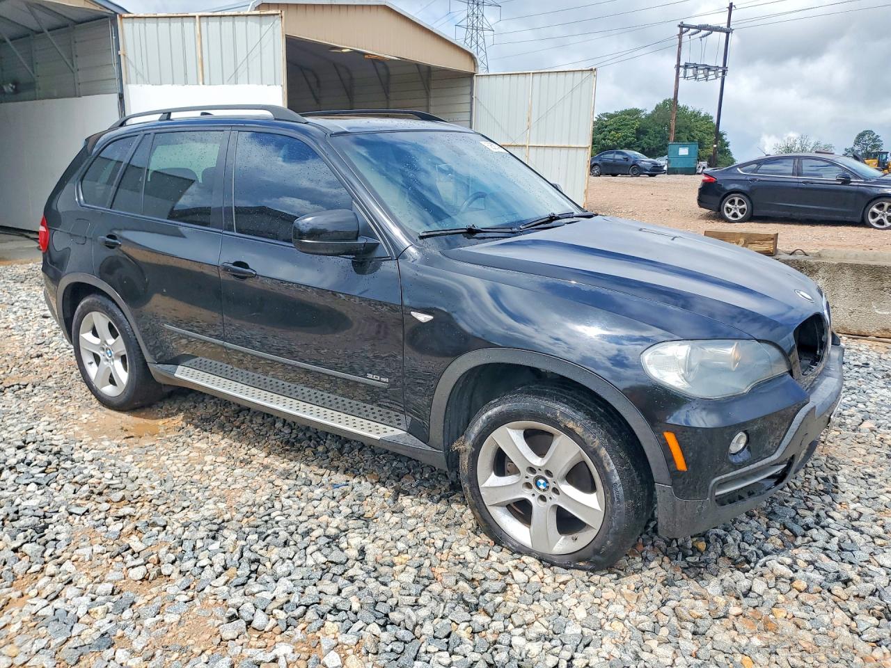 2008 Bmw X5 3.0i Black vin: 5UXFE43558L032459
