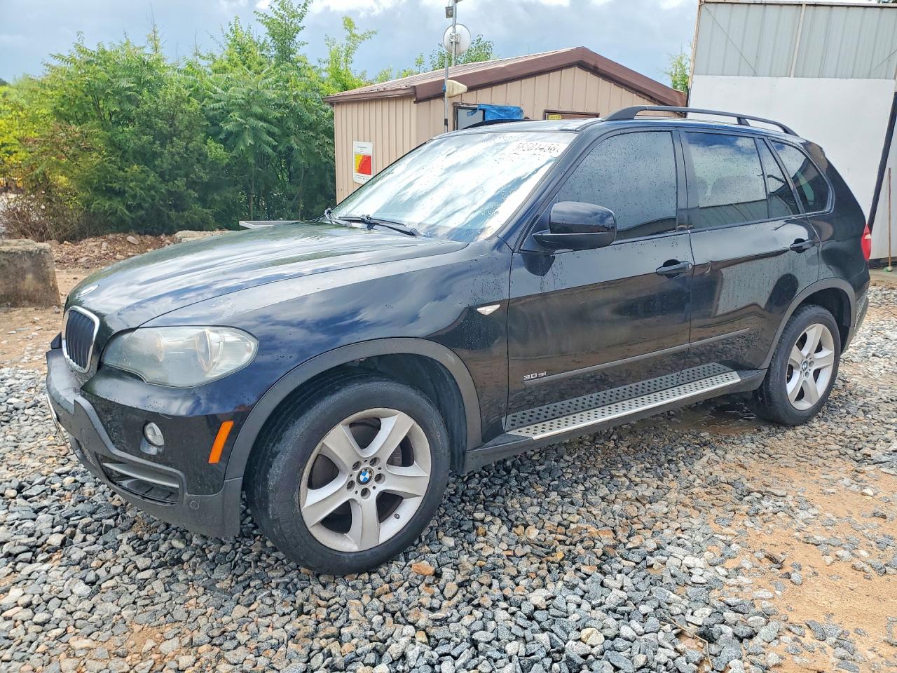 2008 Bmw X5 3.0i Black vin: 5UXFE43558L032459