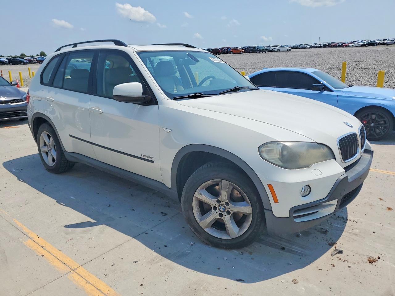 2009 Bmw X5 Xdrive30i White vin: 5UXFE43559L265548