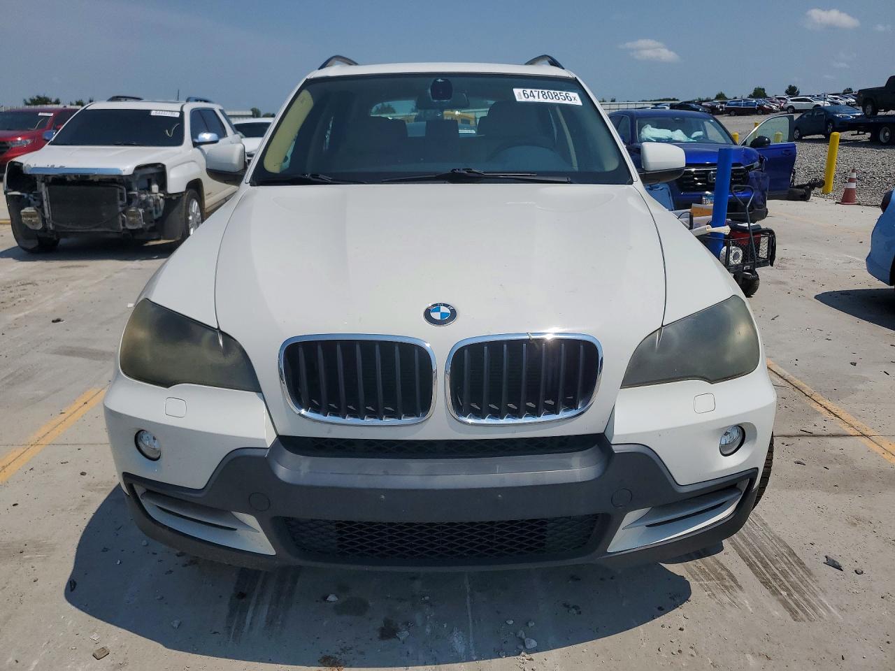 2009 Bmw X5 Xdrive30i White vin: 5UXFE43559L265548