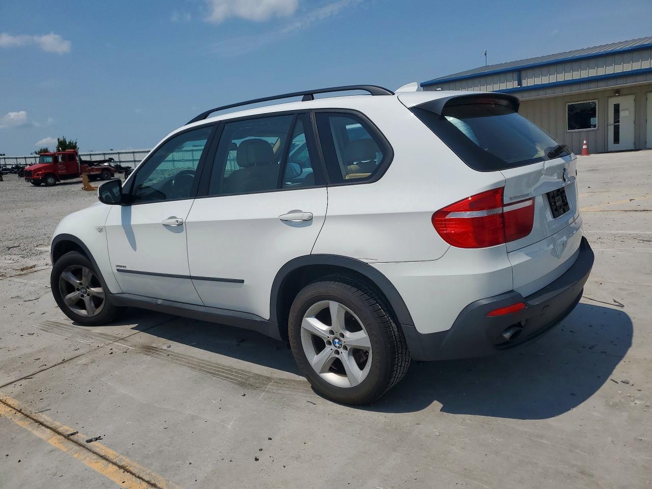 2009 Bmw X5 Xdrive30i White vin: 5UXFE43559L265548