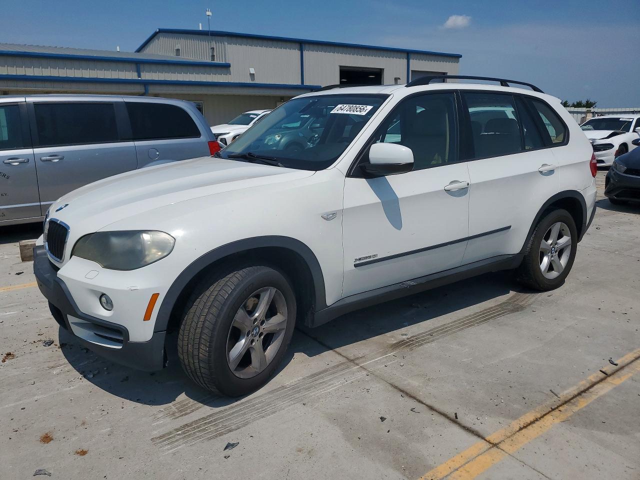 2009 Bmw X5 Xdrive30i White vin: 5UXFE43559L265548