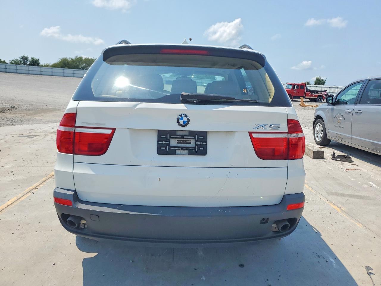 2009 Bmw X5 Xdrive30i White vin: 5UXFE43559L265548