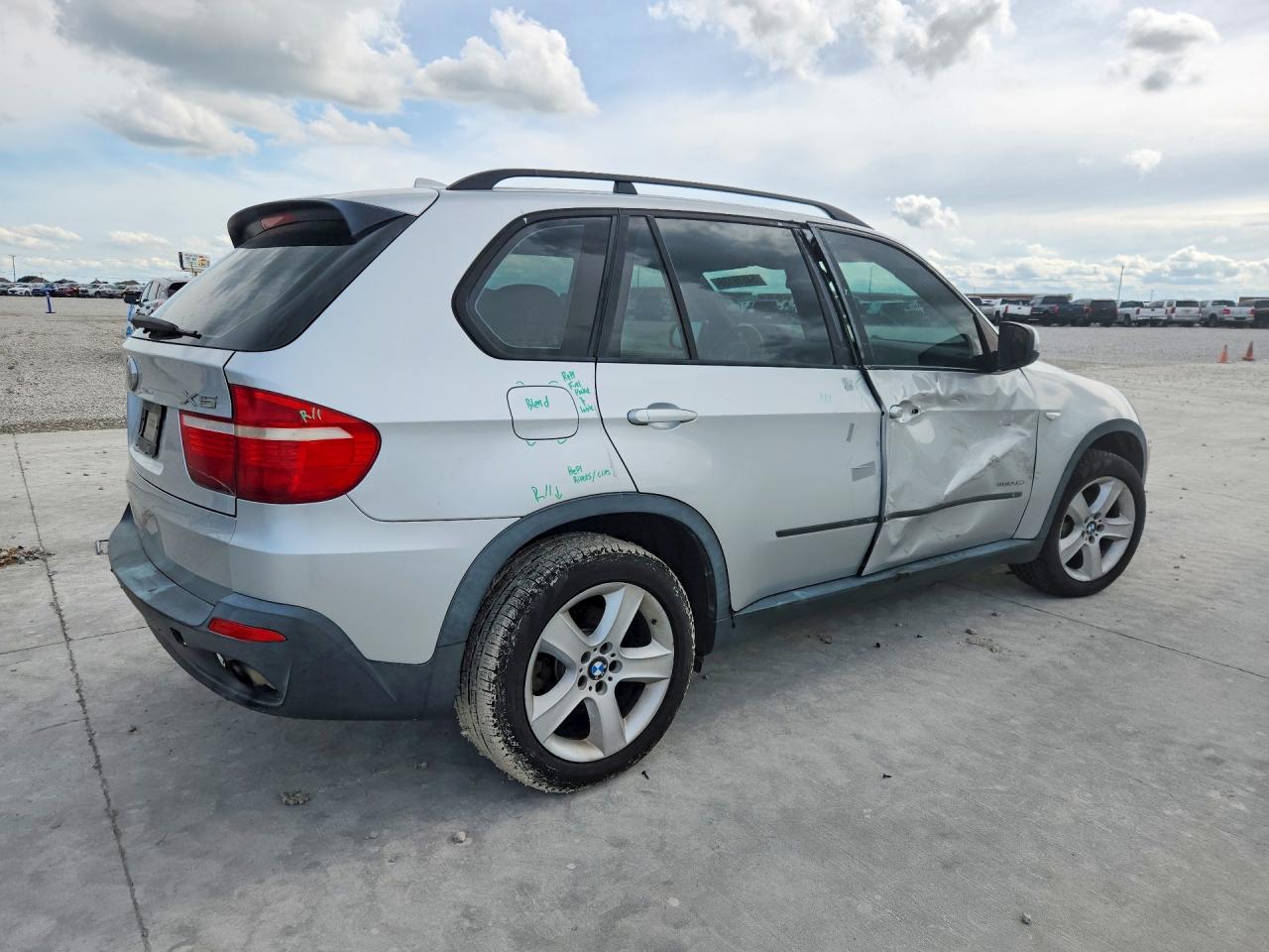 2009 Bmw X5 Xdrive30i Серебряный vin: 5UXFE43559L265923