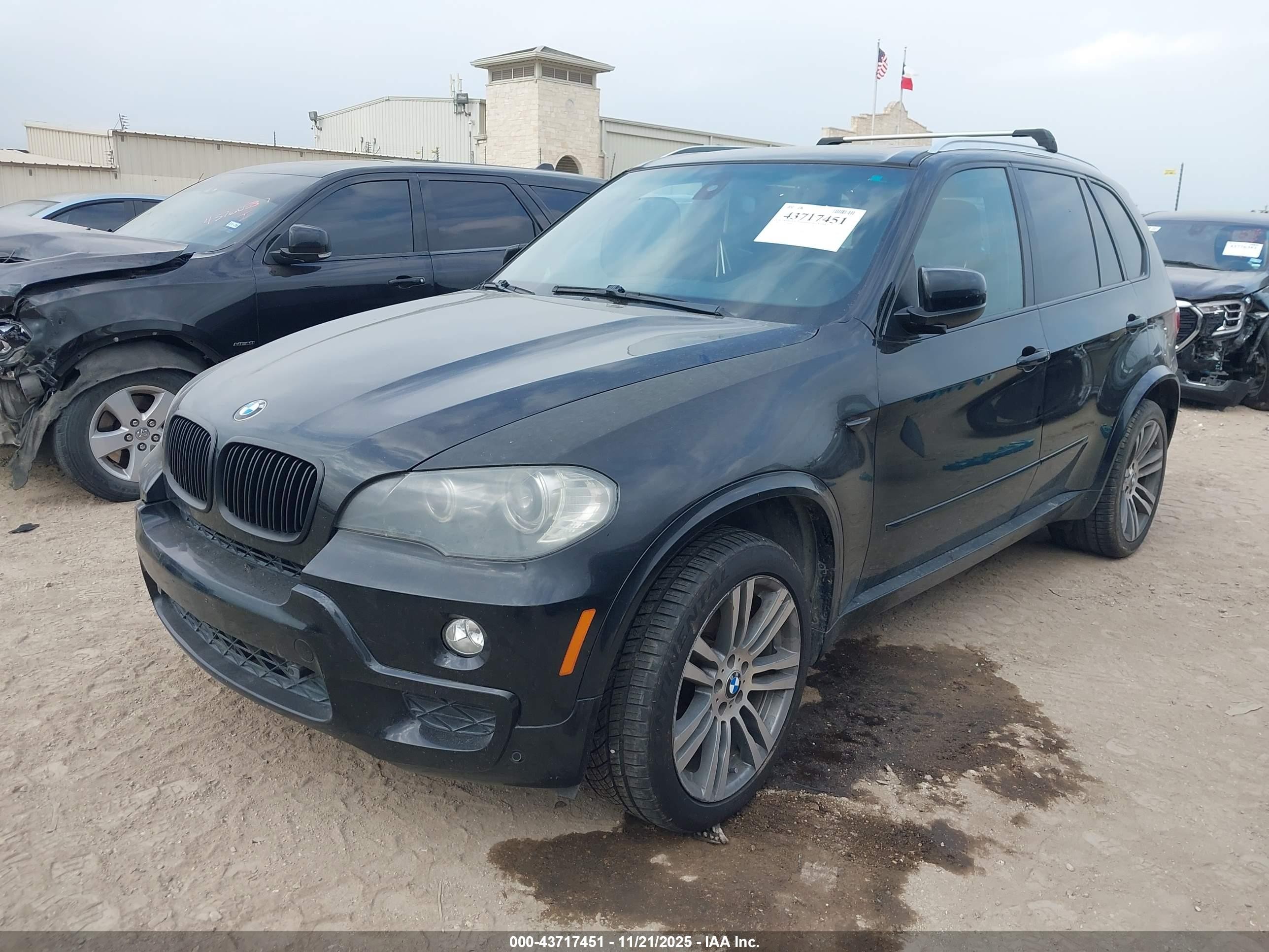 2009 Bmw X5 Xdrive30i Black vin: 5UXFE43559L270197