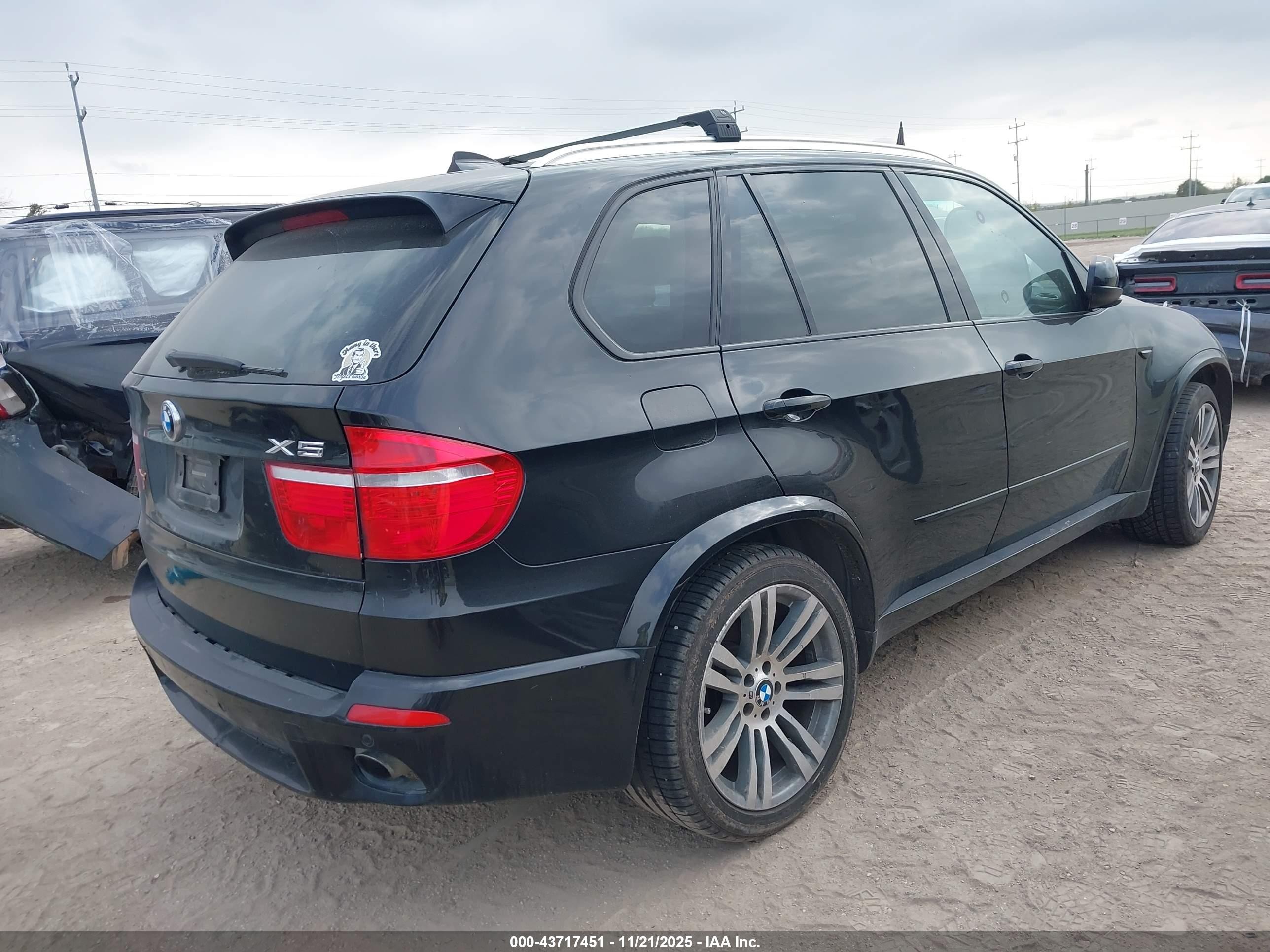 2009 Bmw X5 Xdrive30i Black vin: 5UXFE43559L270197