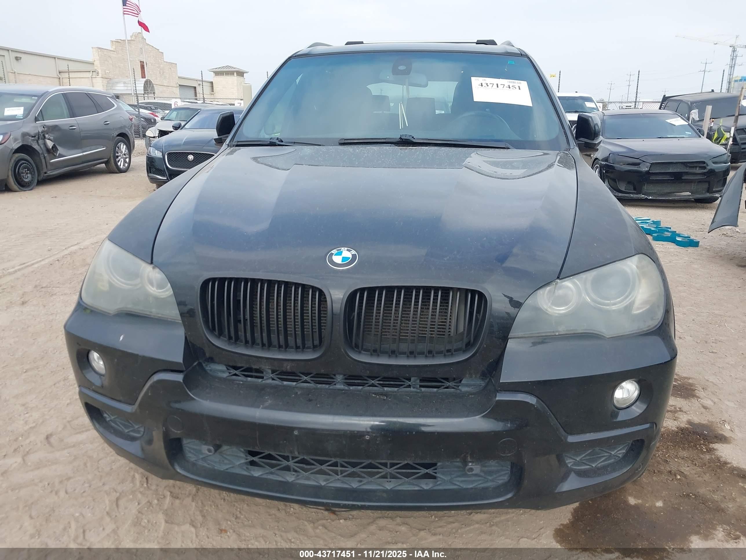 2009 Bmw X5 Xdrive30i Black vin: 5UXFE43559L270197
