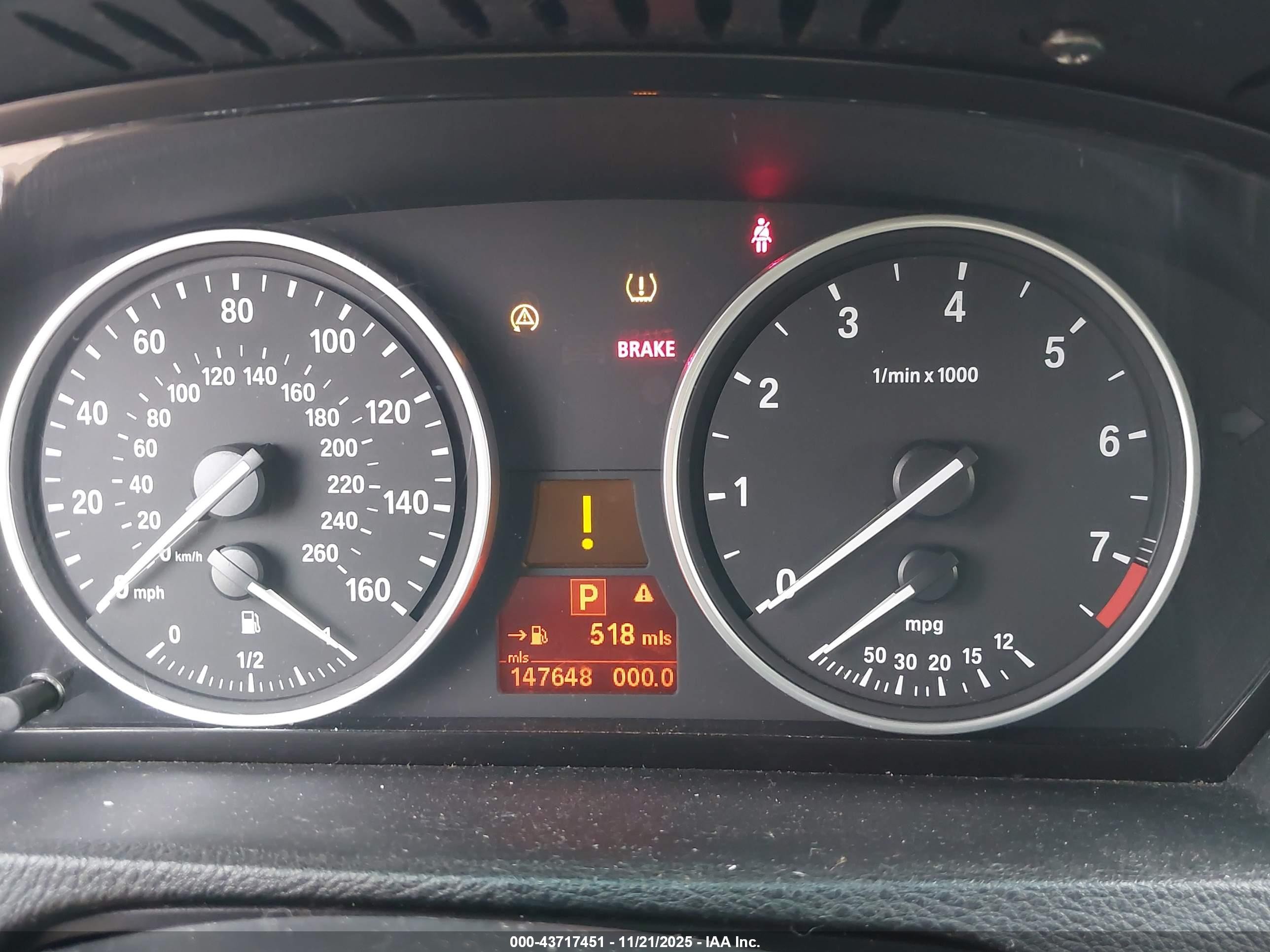 2009 Bmw X5 Xdrive30i Black vin: 5UXFE43559L270197