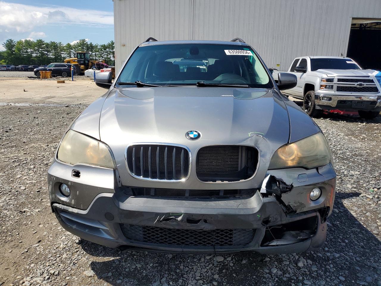 2007 Bmw X5 3.0i Silver vin: 5UXFE43567L010615