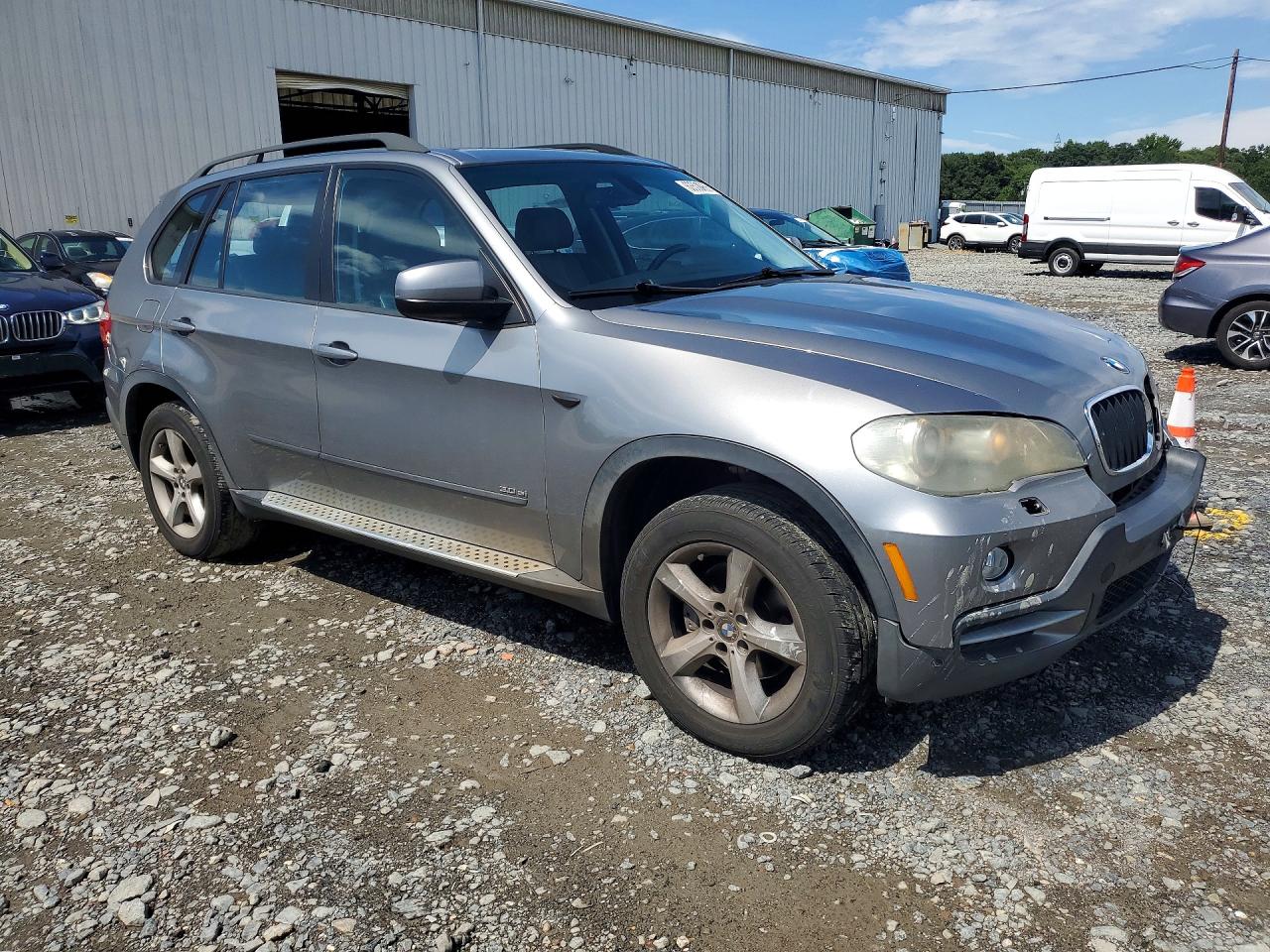 2007 Bmw X5 3.0i Silver vin: 5UXFE43567L010615