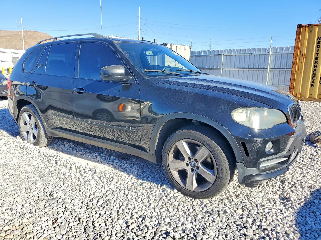 2007 Bmw X5 3.0i Black vin: 5UXFE43567LY81272