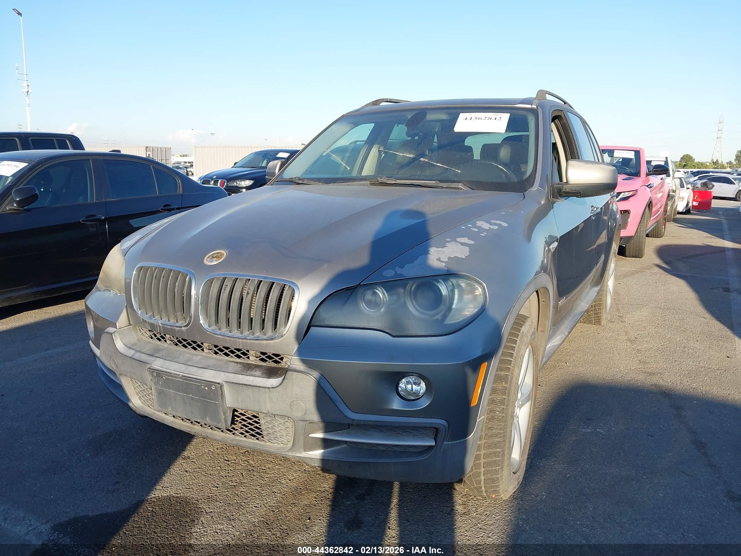 2008 Bmw X5 3.0si Gray vin: 5UXFE43568L005755