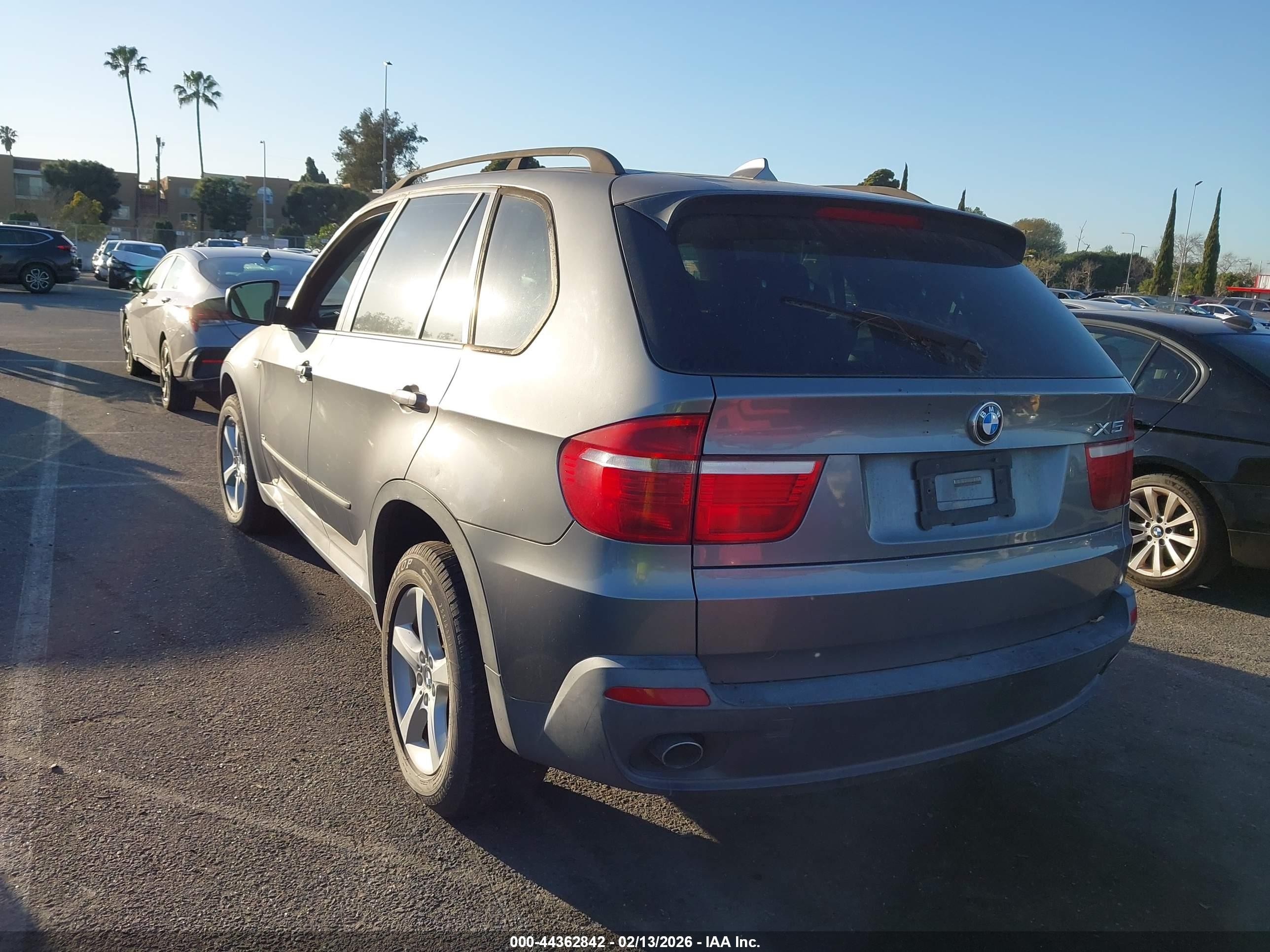 2008 Bmw X5 3.0si Gray vin: 5UXFE43568L005755