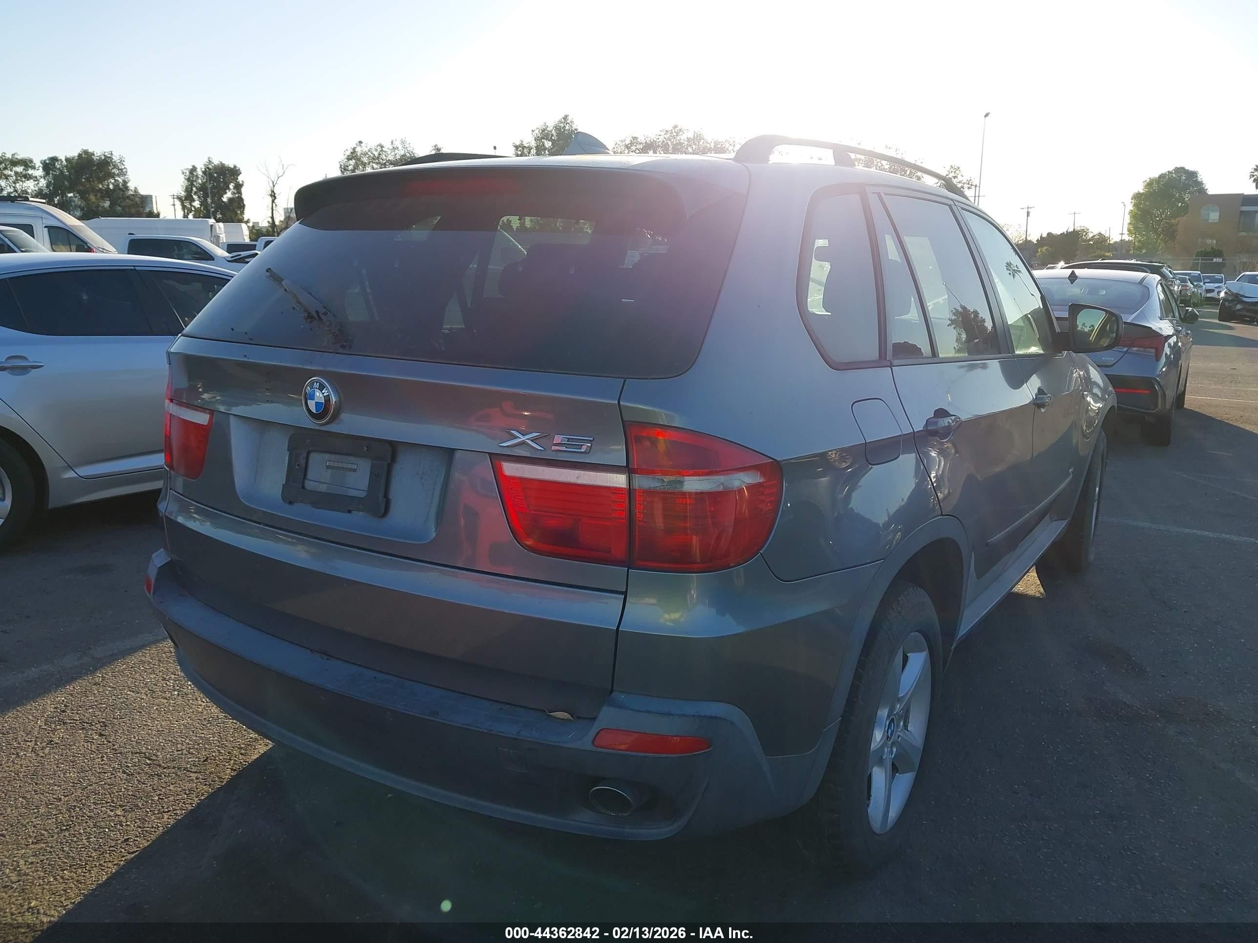 2008 Bmw X5 3.0si Gray vin: 5UXFE43568L005755